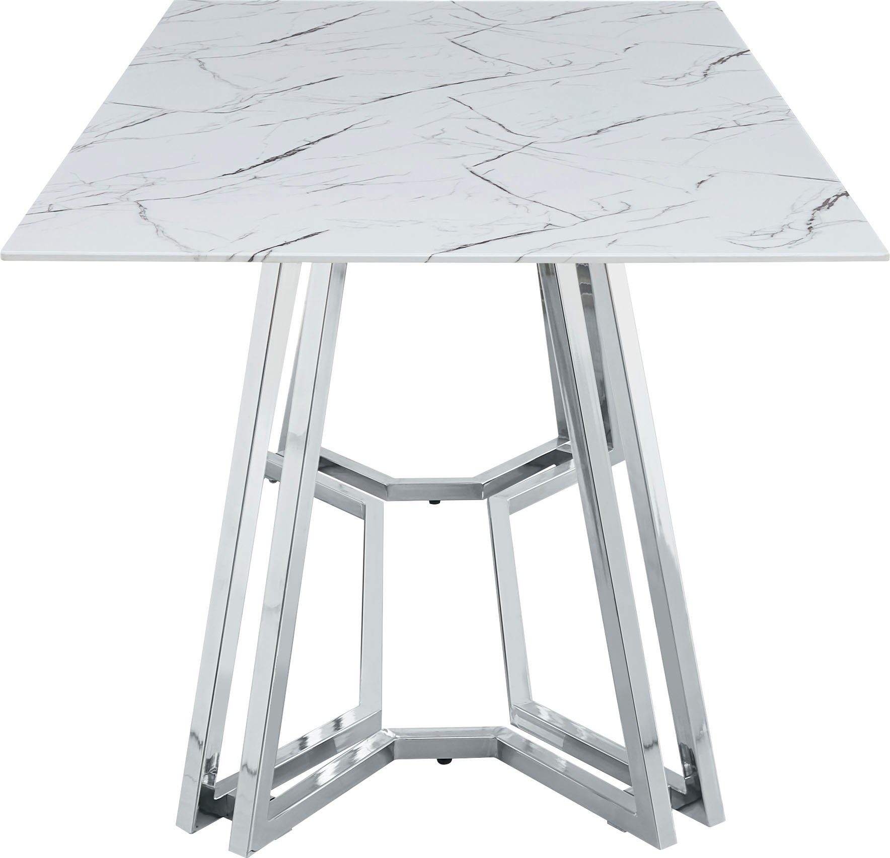 SalesFever Eettafel in marmerlook