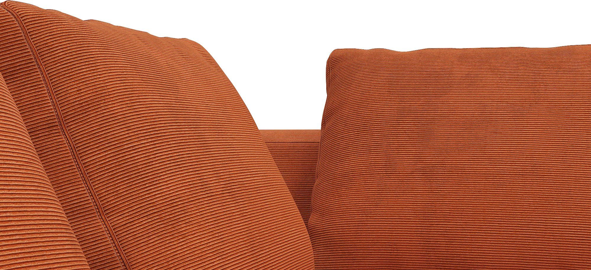 FLEXLUX Hoekbank Loano, super comfortabel zitcomfort door koudschuim in de zitting, L-vorm