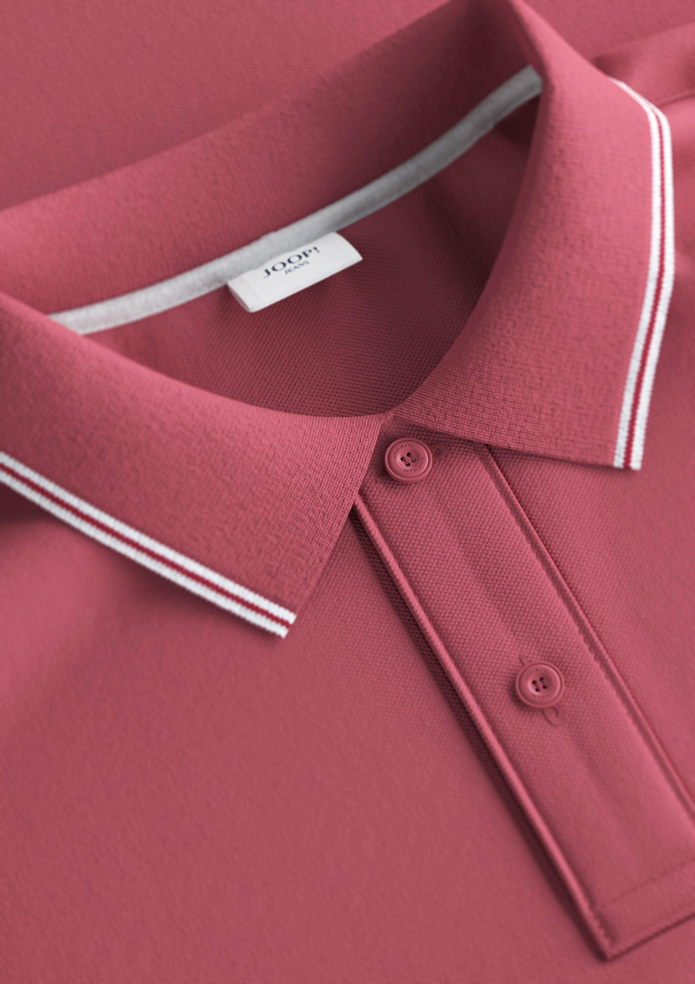 Joop Jeans Poloshirt Agnello Met een ronde hals