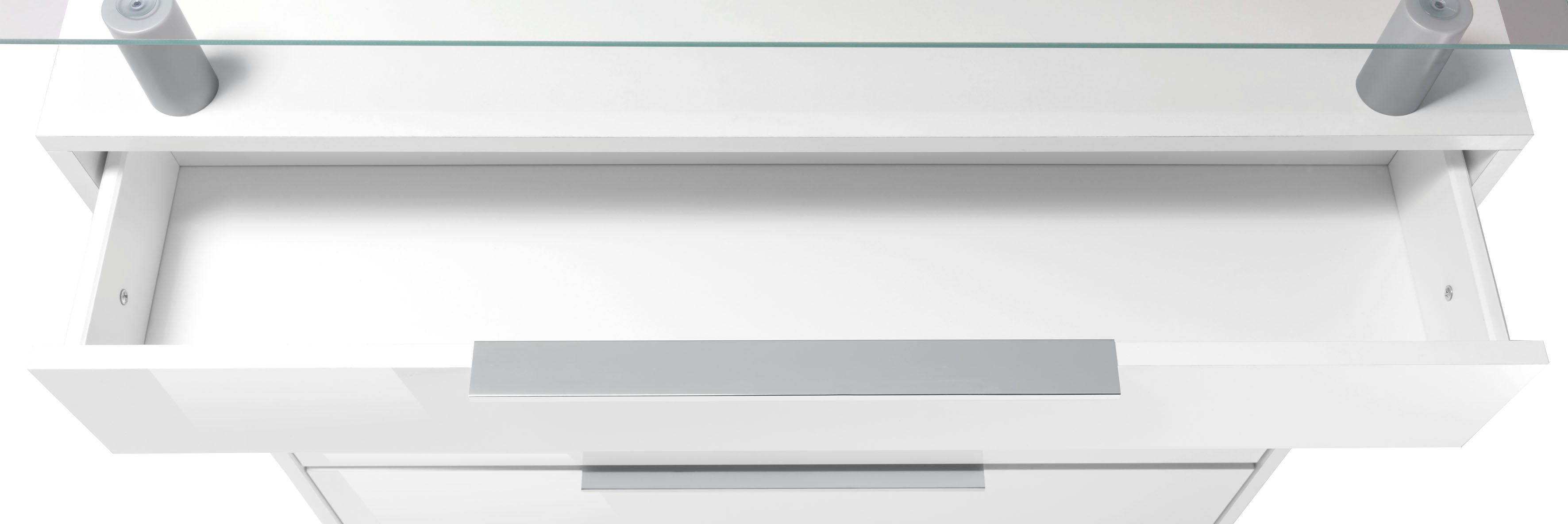 borchardt Möbel Halmeubelset Oliva (3-dlg), met staande schoenenkast, paneel en spiegel (set, 3-delig)