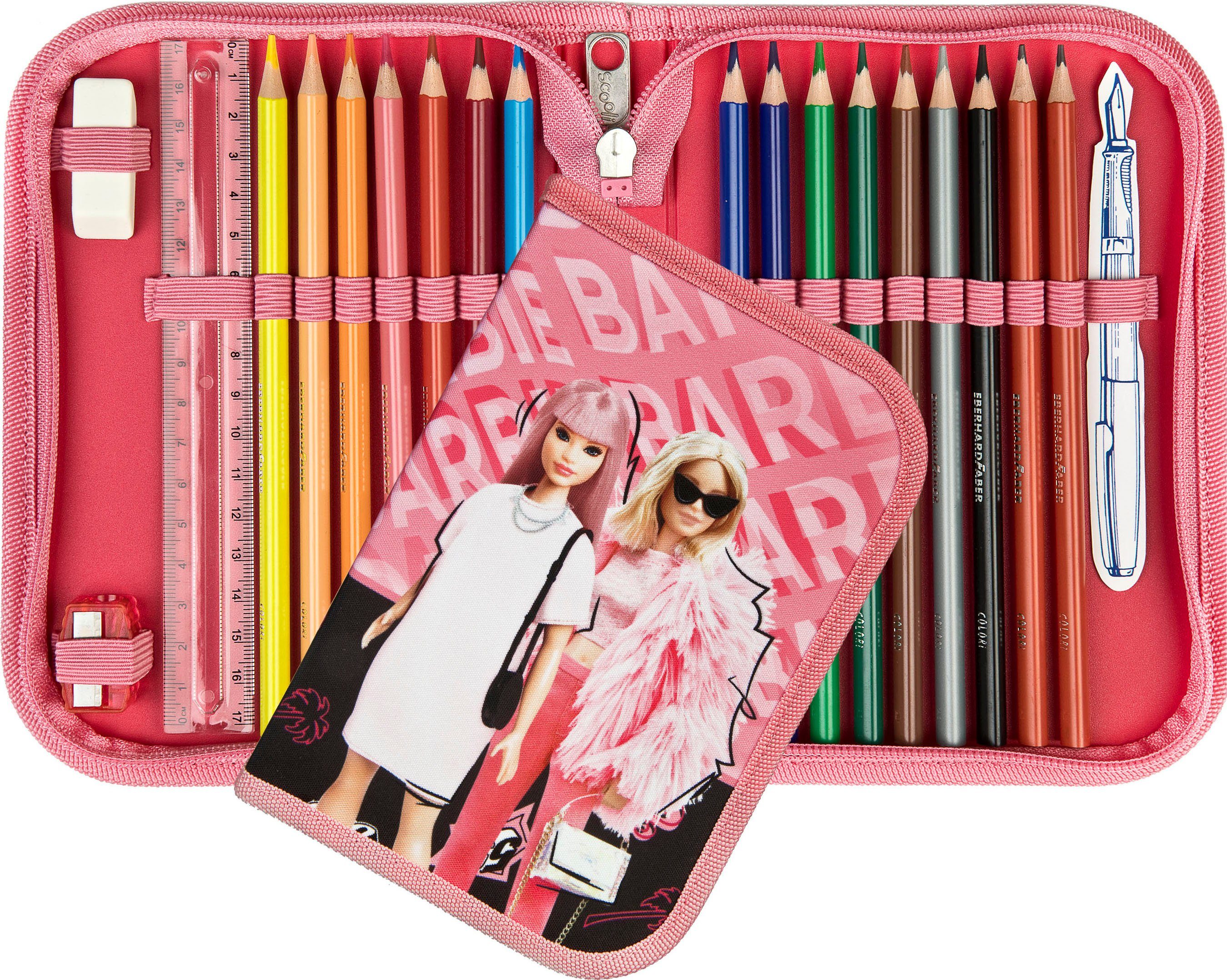 Scooli Schooltas EasyFit, Barbie (5-delig)