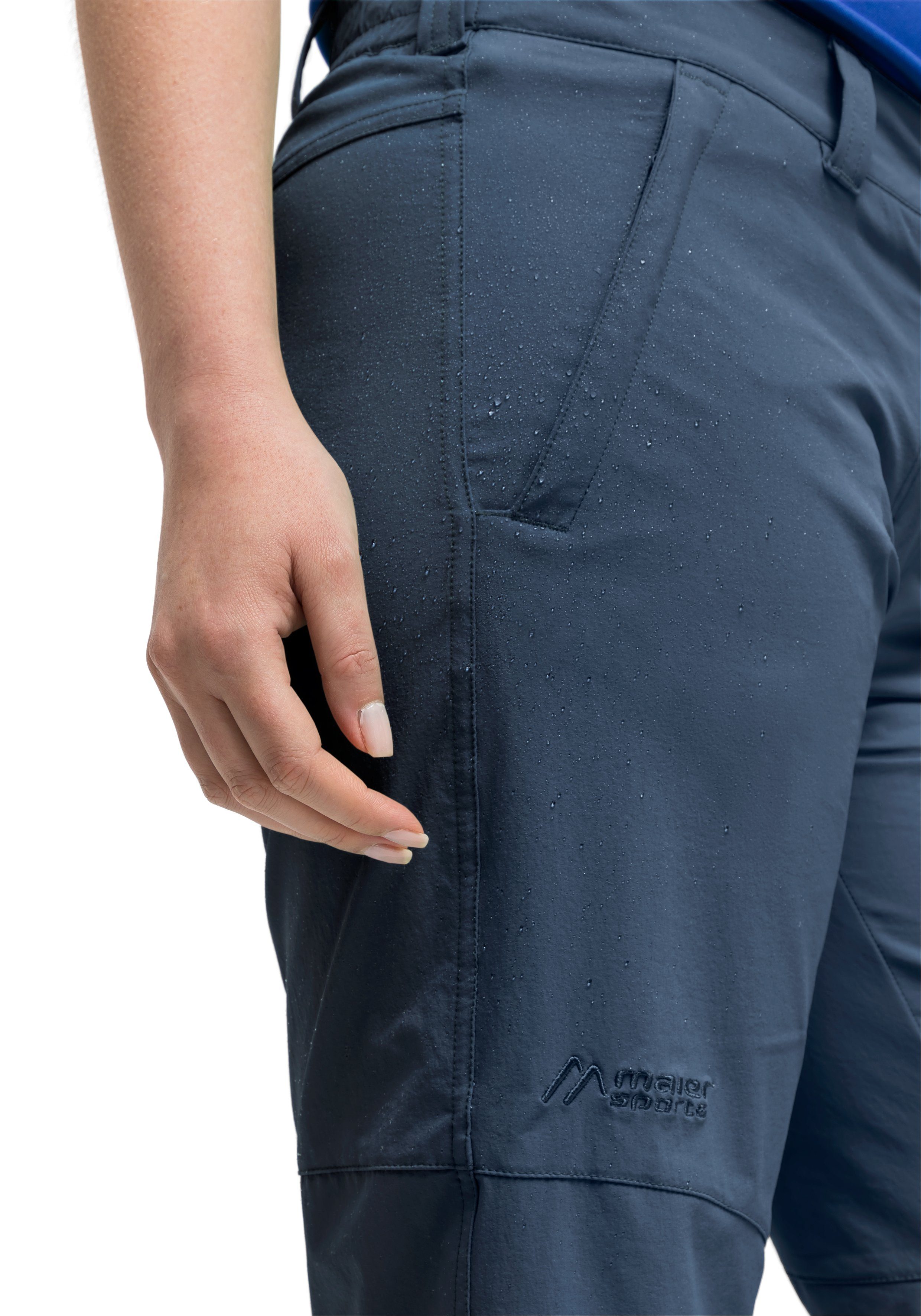 Maier Sports Functionele short Lawa Dames shorts, korte wandelbroek, outdoorbroek met 2 zakken, regular fit