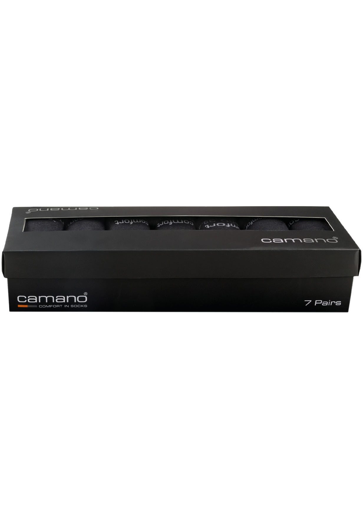 Camano Sneakersokken Comfort met platte naden (Set van 7)