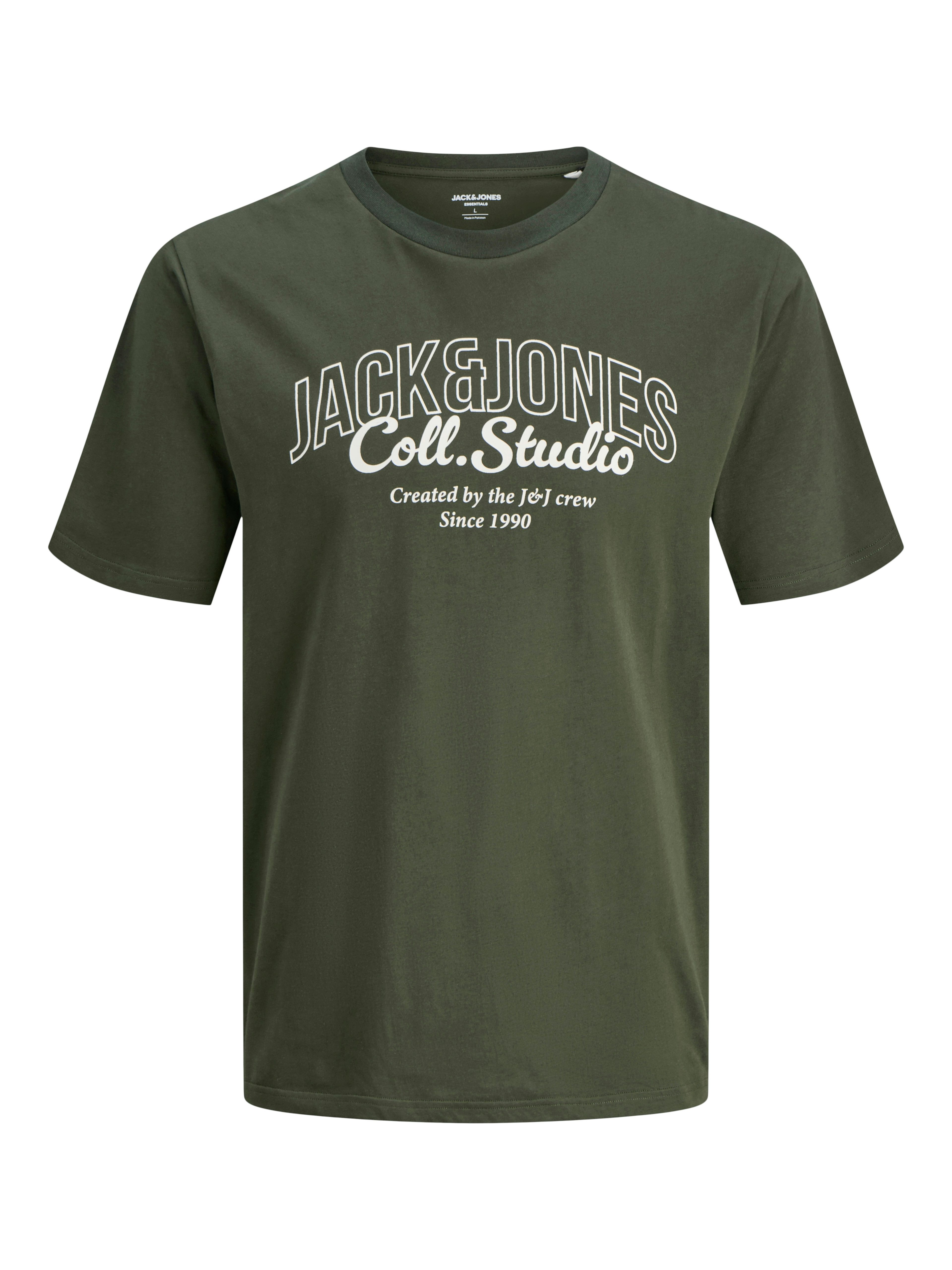 Jack & Jones Shirt met korte mouwen JJMAKOTO TEE SS CREW NECK 3PK MP (set, 3-delig)