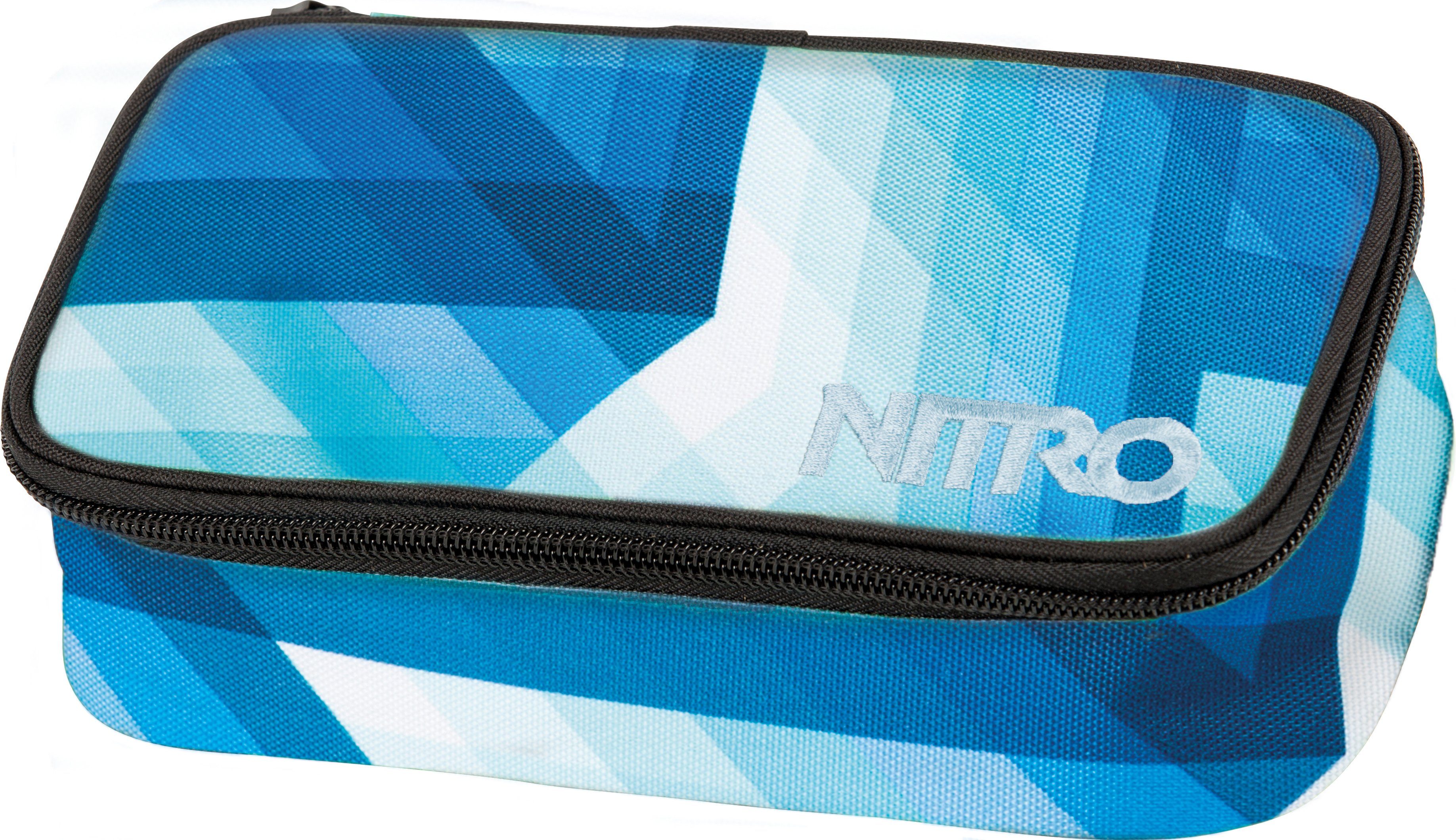 NITRO Etui Pencil Case XL, Geo Ocean Pennenetui, slordig etui, luie doos, pennen etui