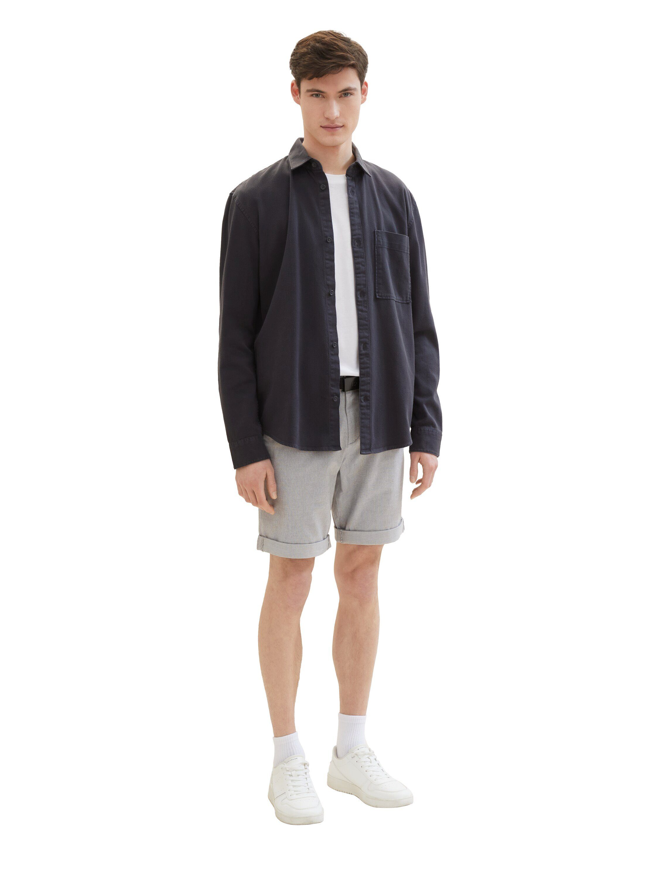 Tom Tailor Denim Chino-short met riem (2-delig)