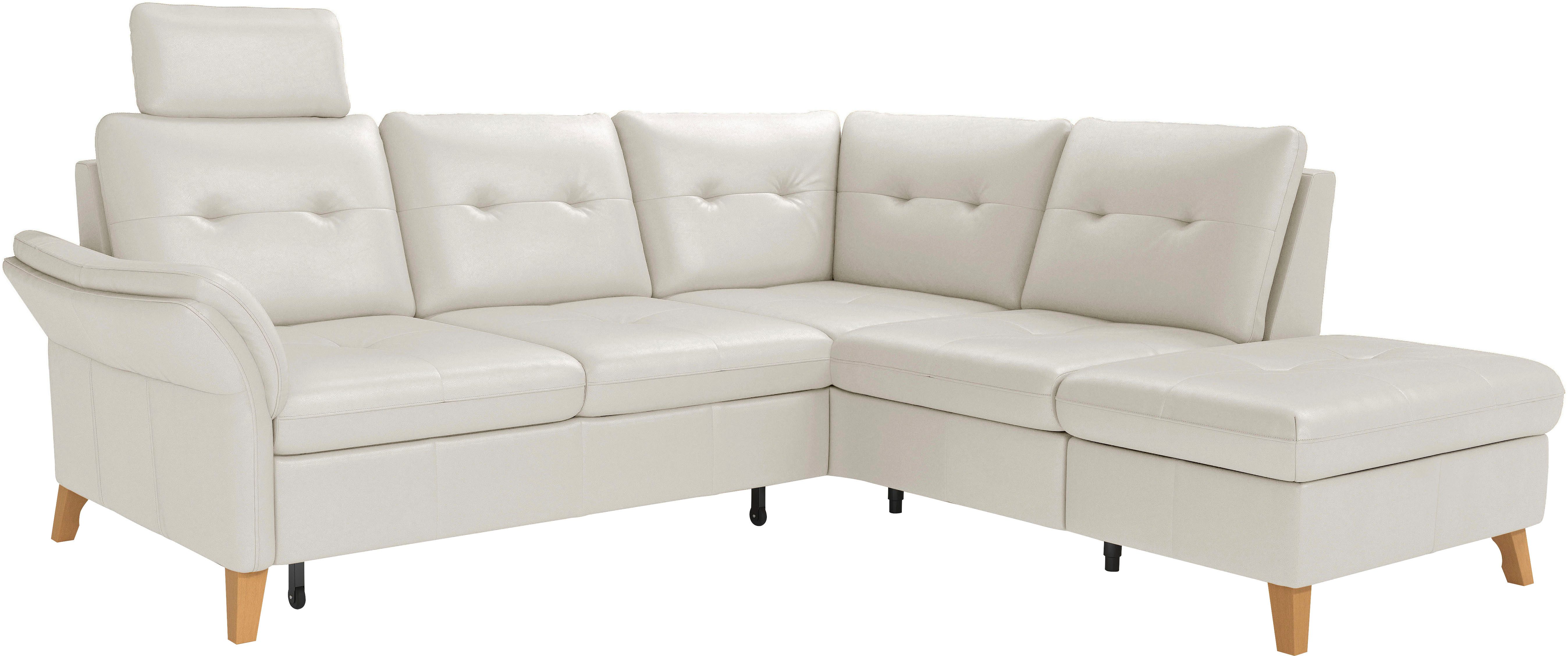 sit&more Hoekbank Göteborg inclusief zitdiepteverstelling, optioneel met bedfunctie & bedlade