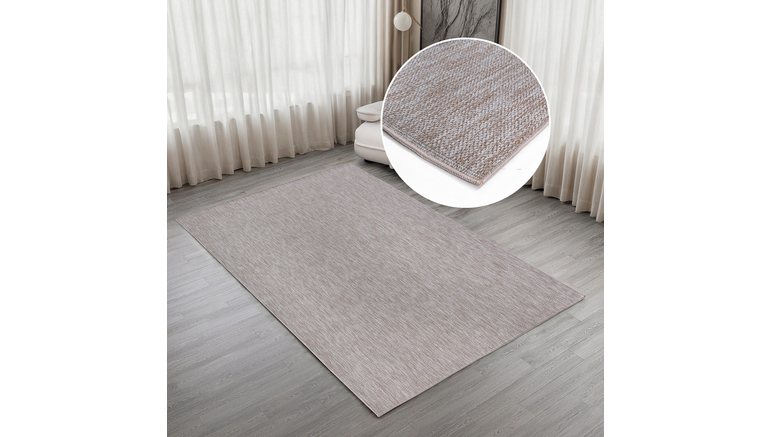the carpet Palma - Veelzijdig, binnen en buiten, modern ontwerp, woonkamer, weerbestendig en UV-bestendig, duurzaam, eenvoudig te reinigen, balkon, serre, Roze, 200 x 290 cm the carpet Palma - Veelzijdig, binnen en buiten, modern ontwerp, woonkamer, weerbestendig en UV-bestendig, duurzaam, eenvoudig te reinigen, balkon, serre, Roze, 200 x 290 cm