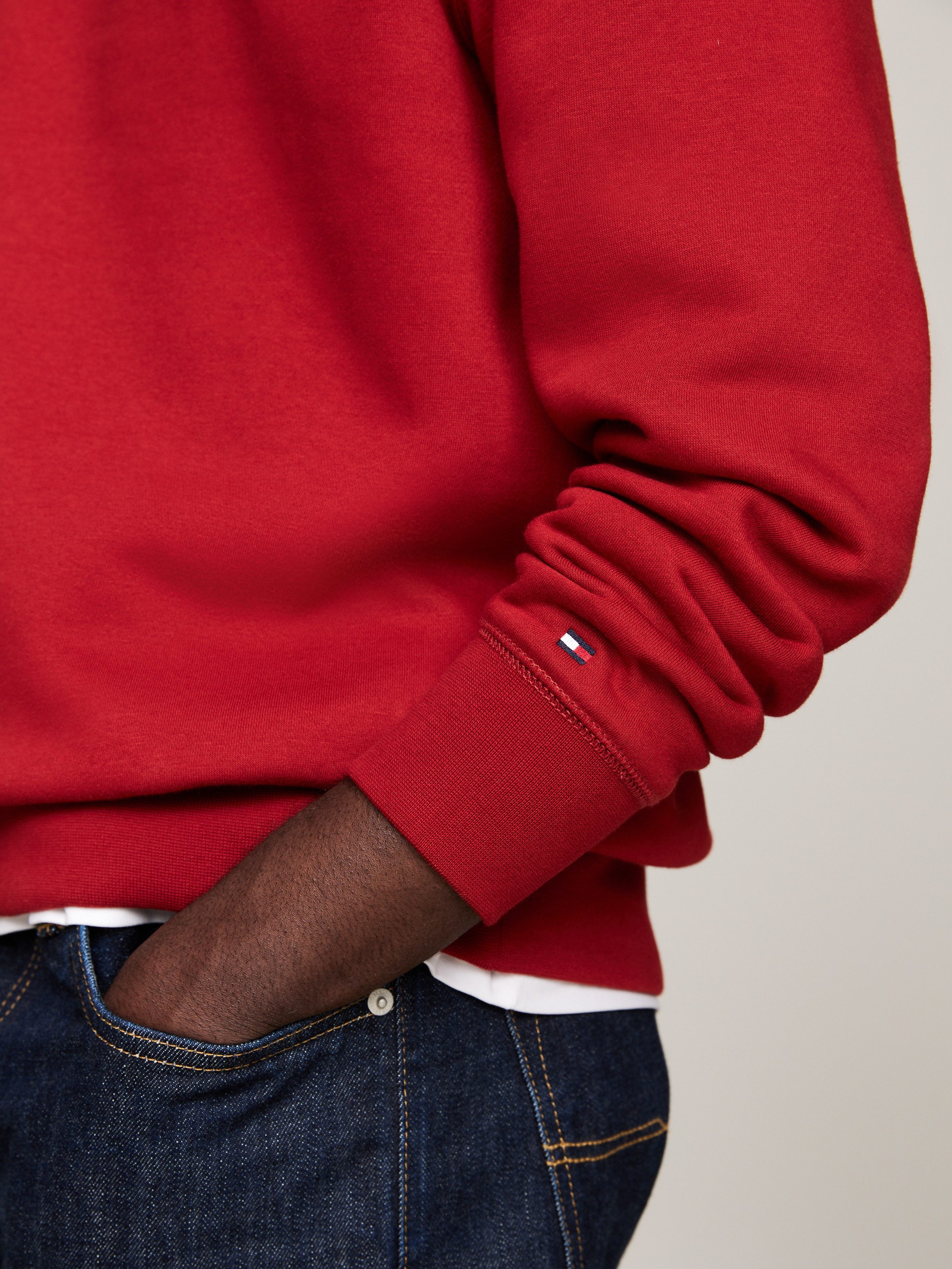 Tommy Hilfiger Sweatshirt TOMMY LOGO SWEATSHIRT met klassieke ronde hals