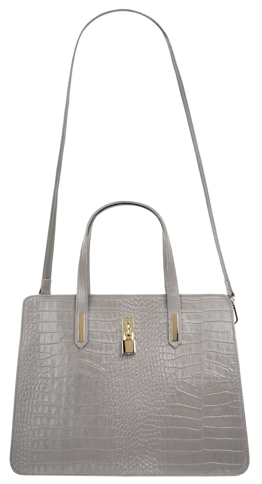 Cluty Tas echt leer, made in italy