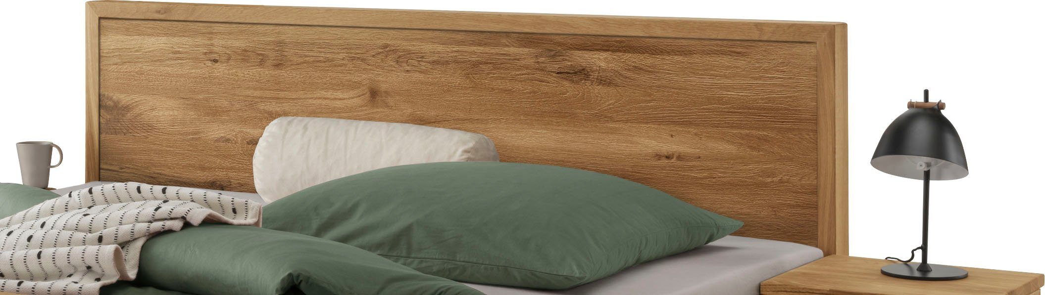 Home affaire Massief houten ledikant Huven volledig van massief eikenhout, fsc®-gecertificeerd