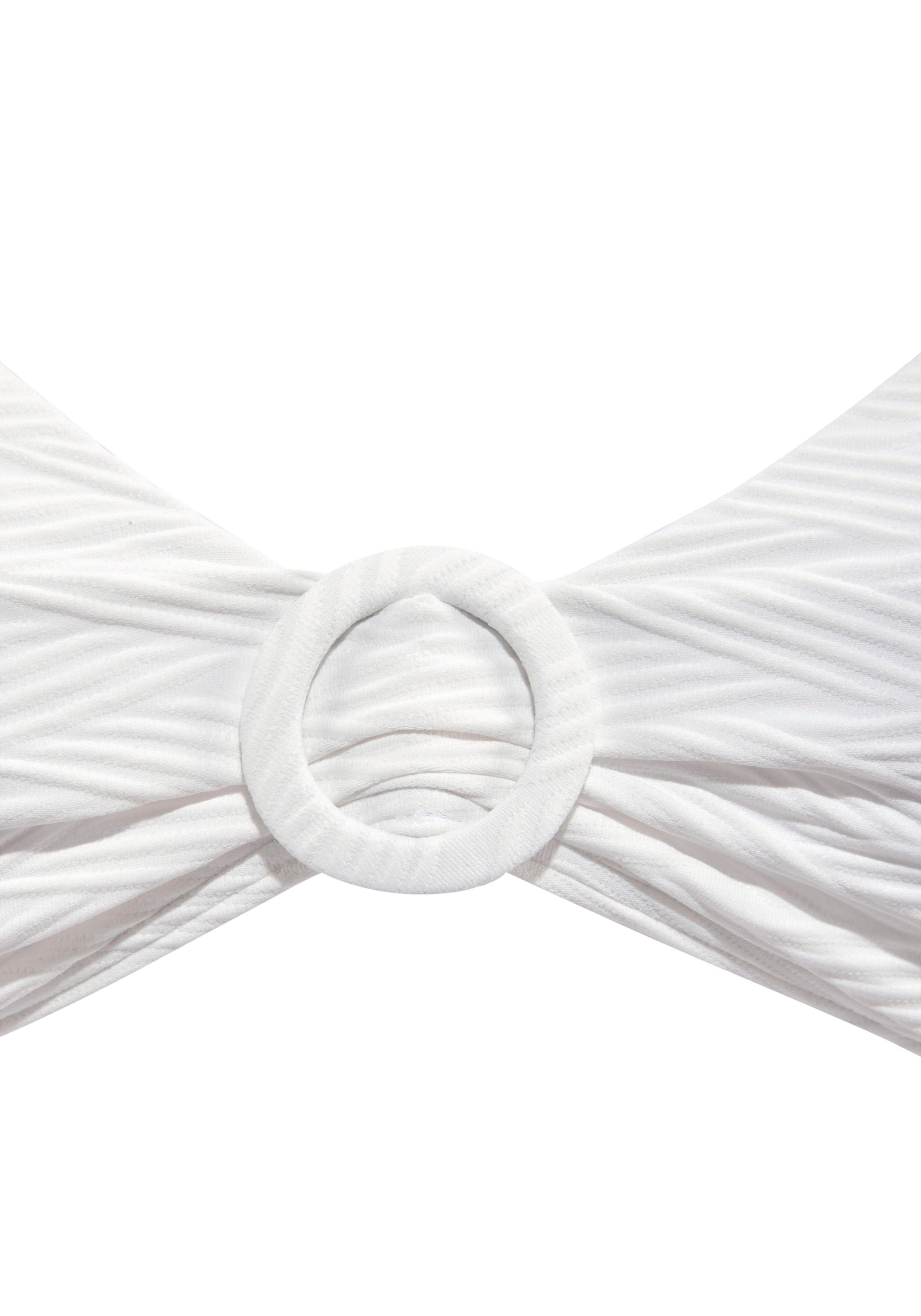 Sunseeker Triangel-bikinitop Loretta met structuurpatroon
