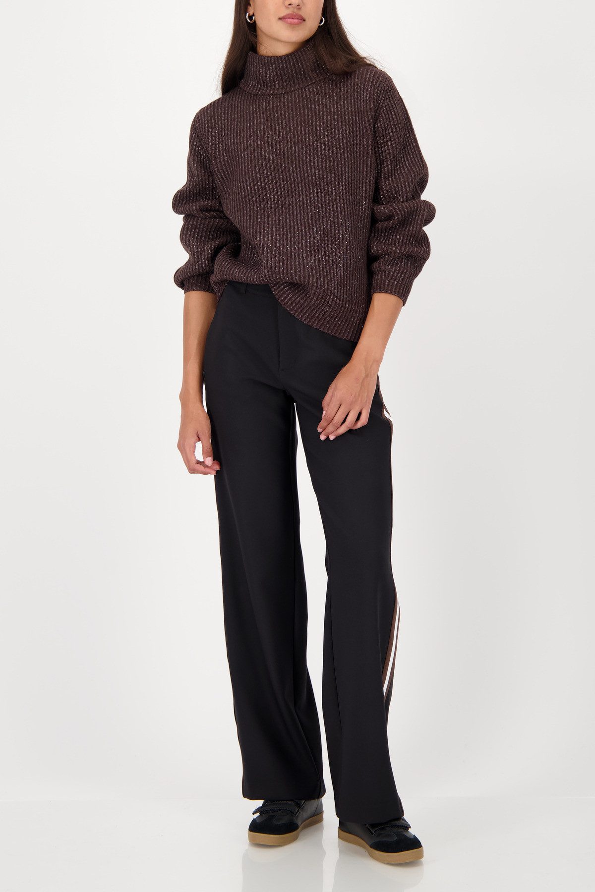 Monari Coltrui Pullover Lurex + Schmuck
