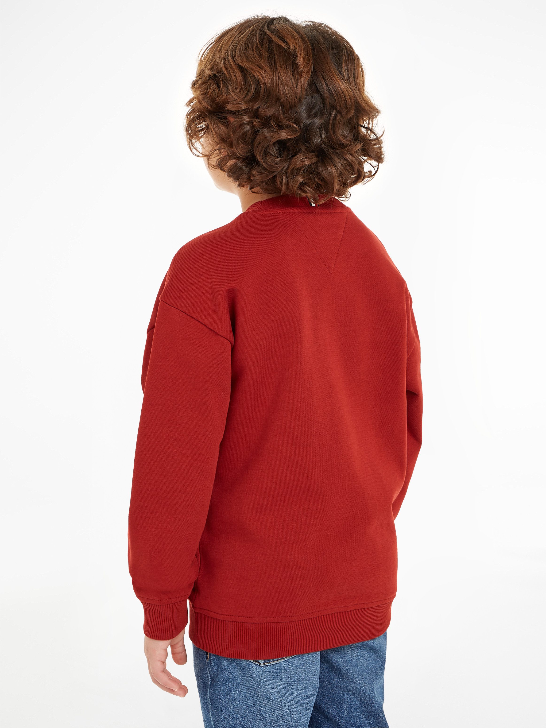 Tommy Hilfiger Sweatshirt VARSITY EMBROIDERY SWEATSHIRT Kinderen tot 16 jaar met logo-opdruk