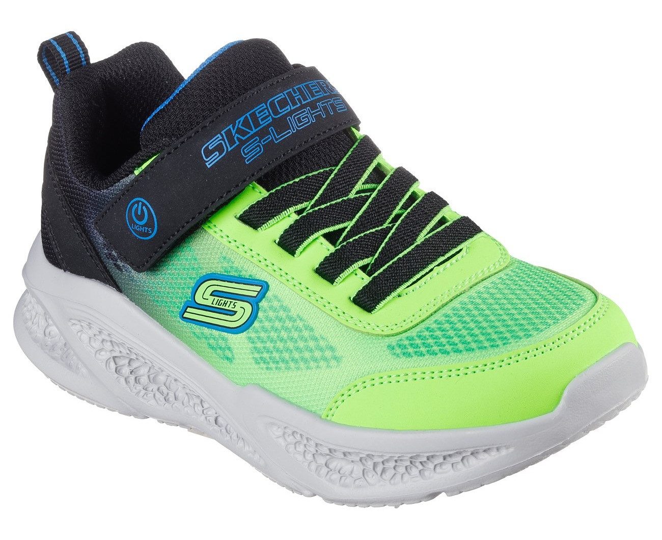 Skechers Sneakers SKECHERS METEOR-LIGHTS , klittenbandschoen met knipperfunctie, maat sjabloon om te downloaden