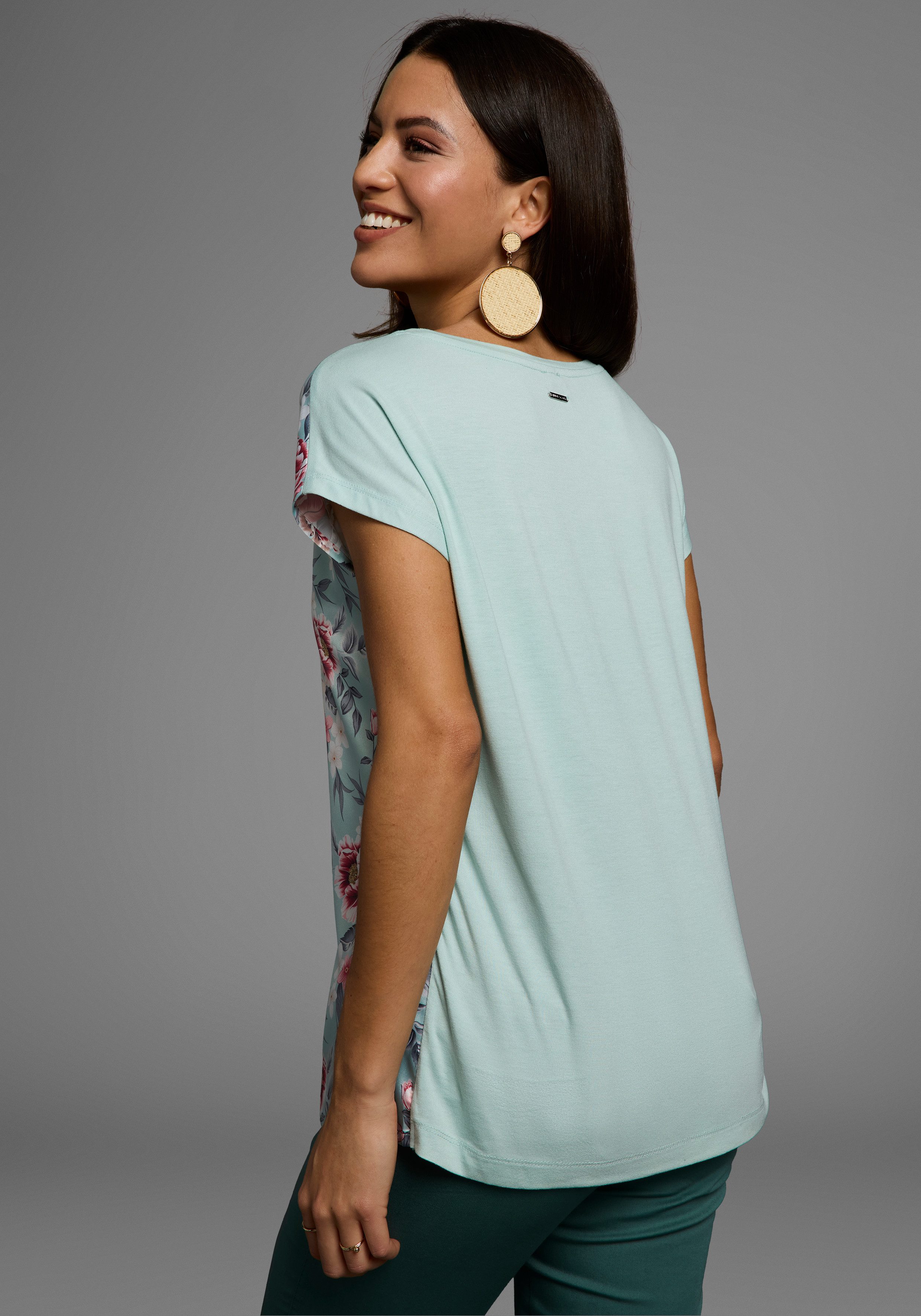 Laura Scott Shirtblouse van glanzend satijn