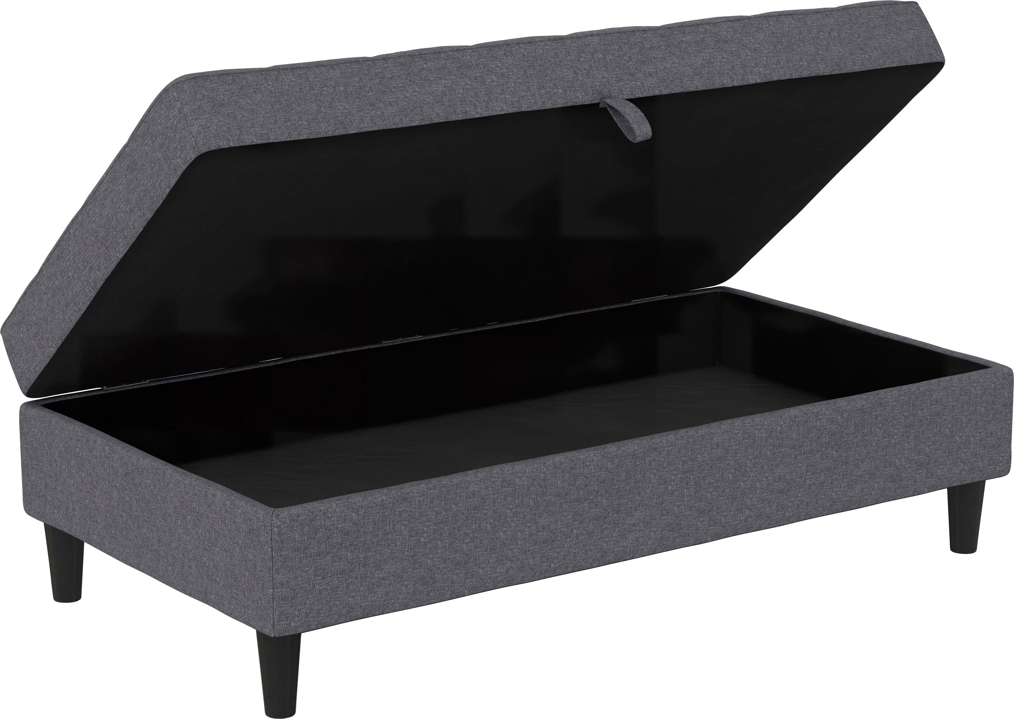 Dorel Home Hocker met bergruimte Presley Hocker met bergruimte, vrij plaatsbaar, zithoogte 43 cm