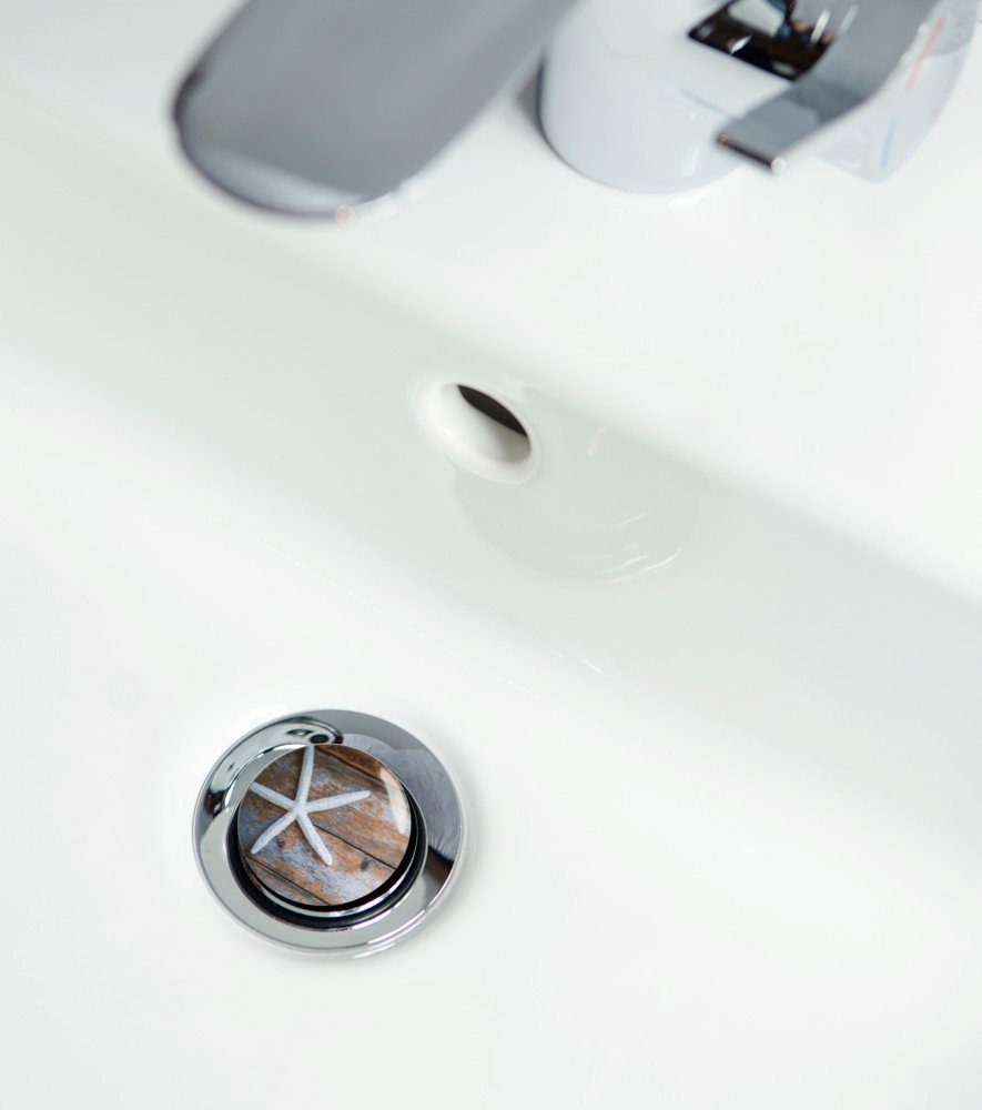 Sanilo Set badkameraccessoires Bahia bestaand uit toiletzitting, badmat en wastafelplug (complete set, 3-delig)
