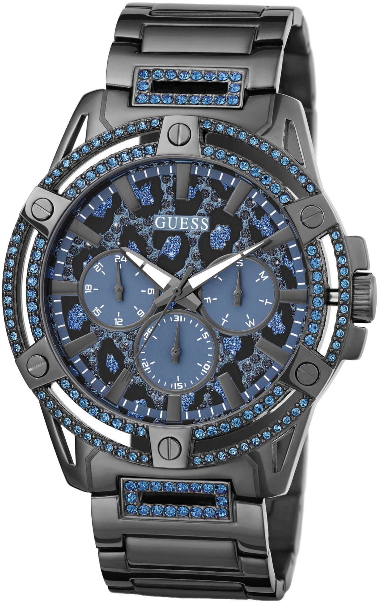 Guess Multifunctioneel horloge King Polshorloge, quartz horloge, herenhorloge