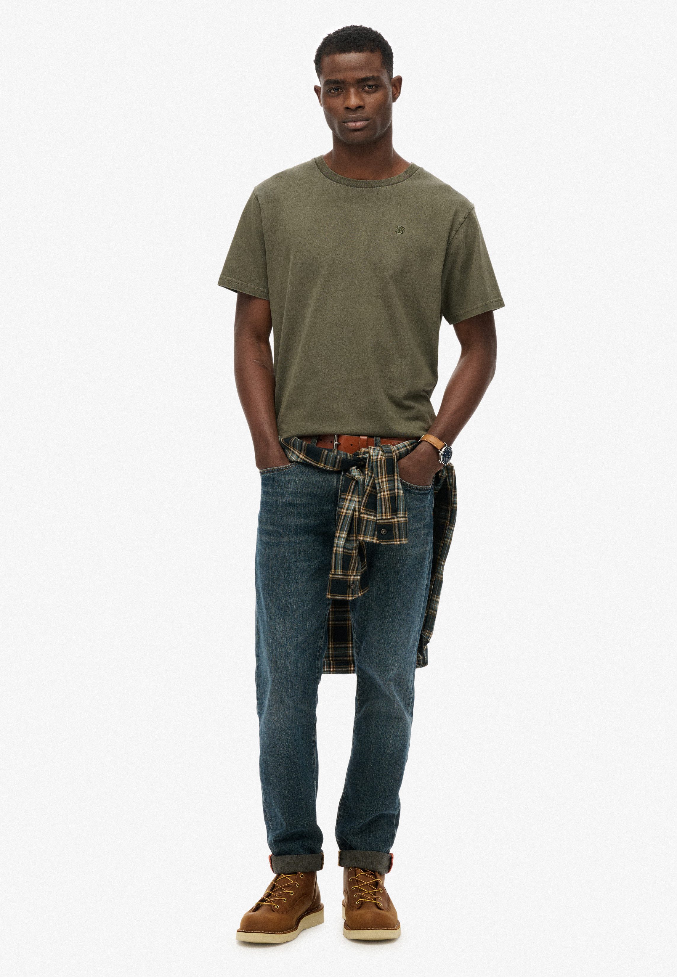 Superdry Shirt met ronde hals ESSENTIALS RELAXED TEE