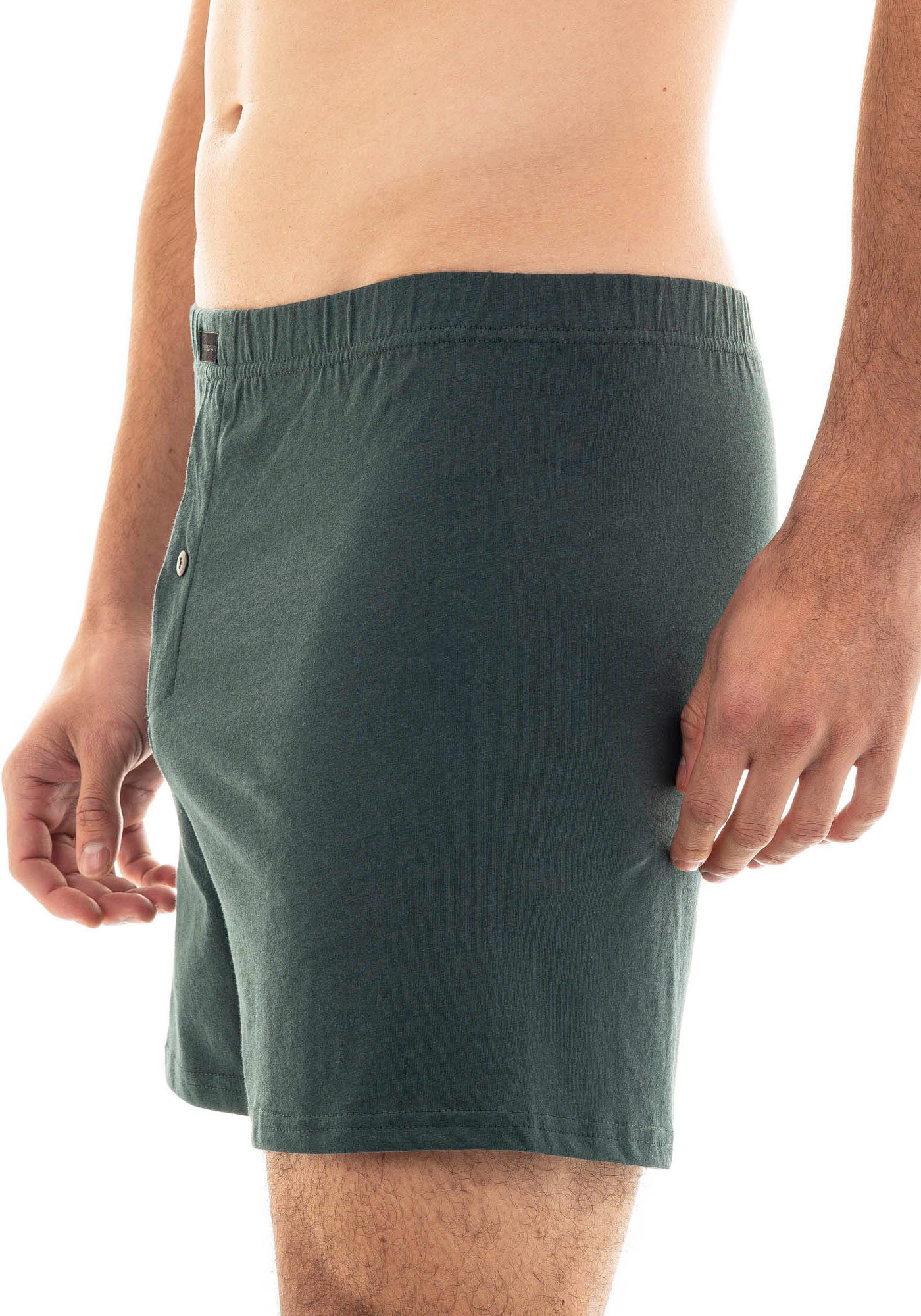 Bruno Banani Wijde boxershort Loose fit met knoopsluiting (2 stuks Set van 2)