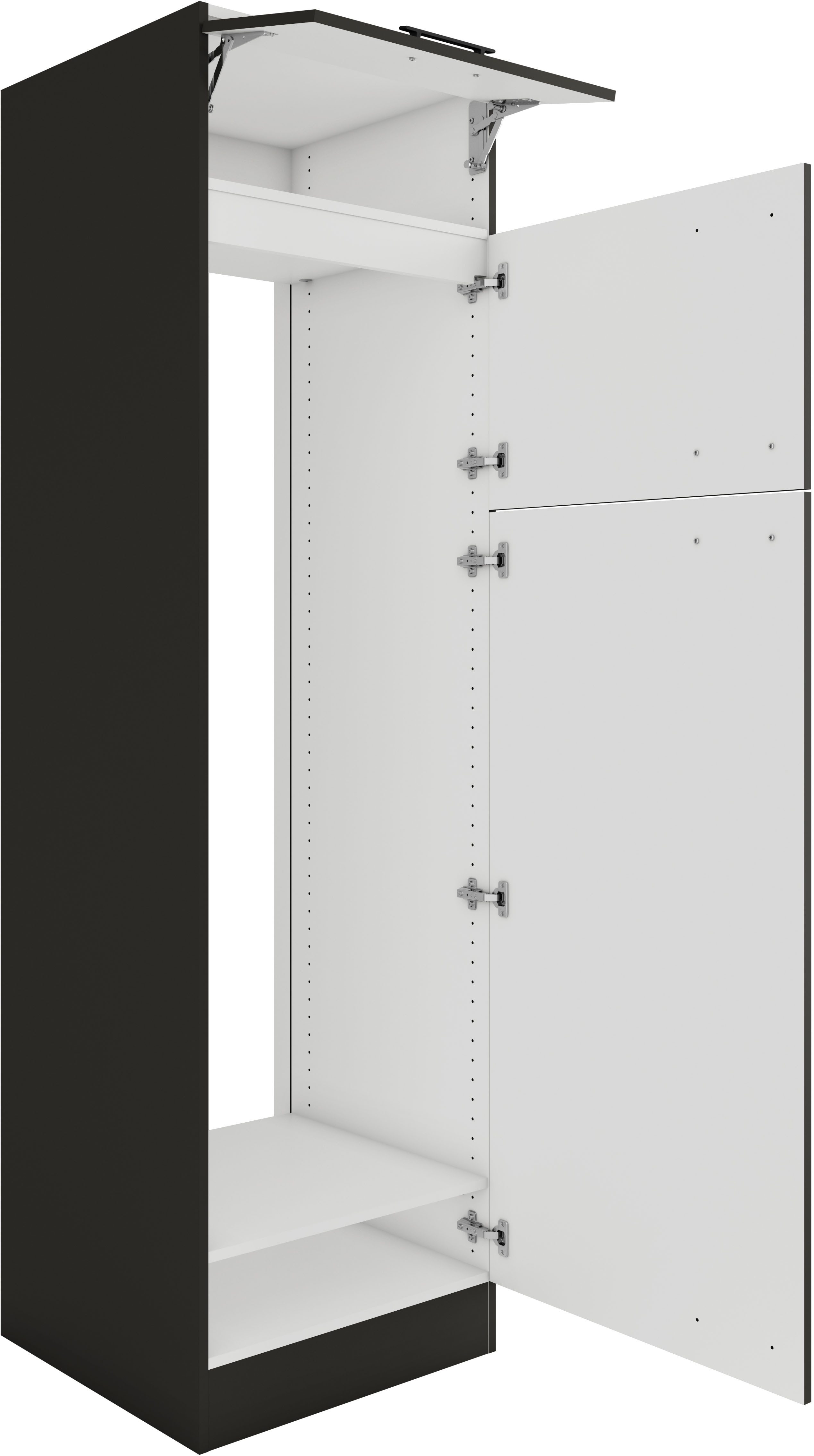 OPTIFIT Koelkastombouw Palma Breedte 60 cm, niche-afmetingen B/D/H 56,7/55,5/144,6 cm