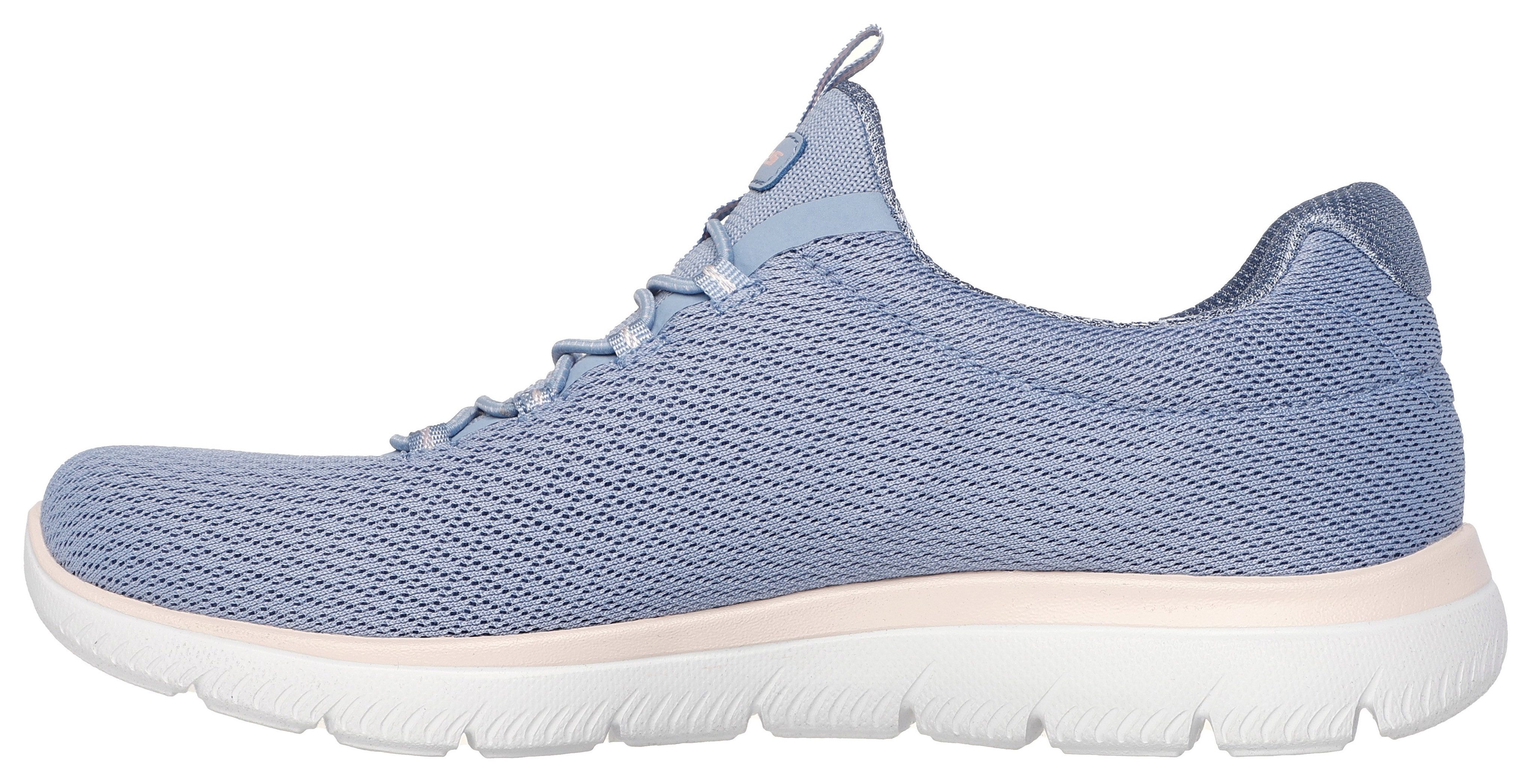 Skechers Slip-on sneakers SUMMITS-SUMMER BLUSH , veterschoen, slipper, sneaker met memory foam