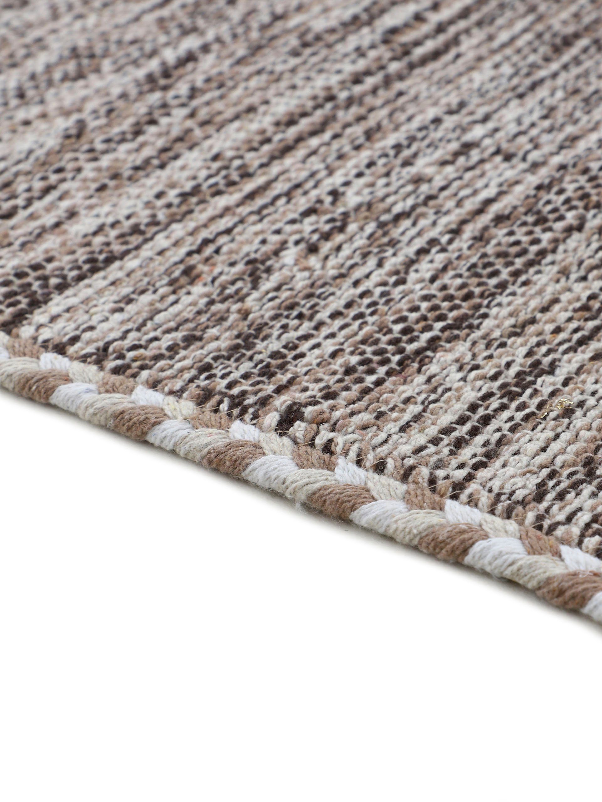 carpetfine Vloerkleed Kelim Azizi Katoenen, tweezijdig te gebruiken kleed met franje, woonkamer