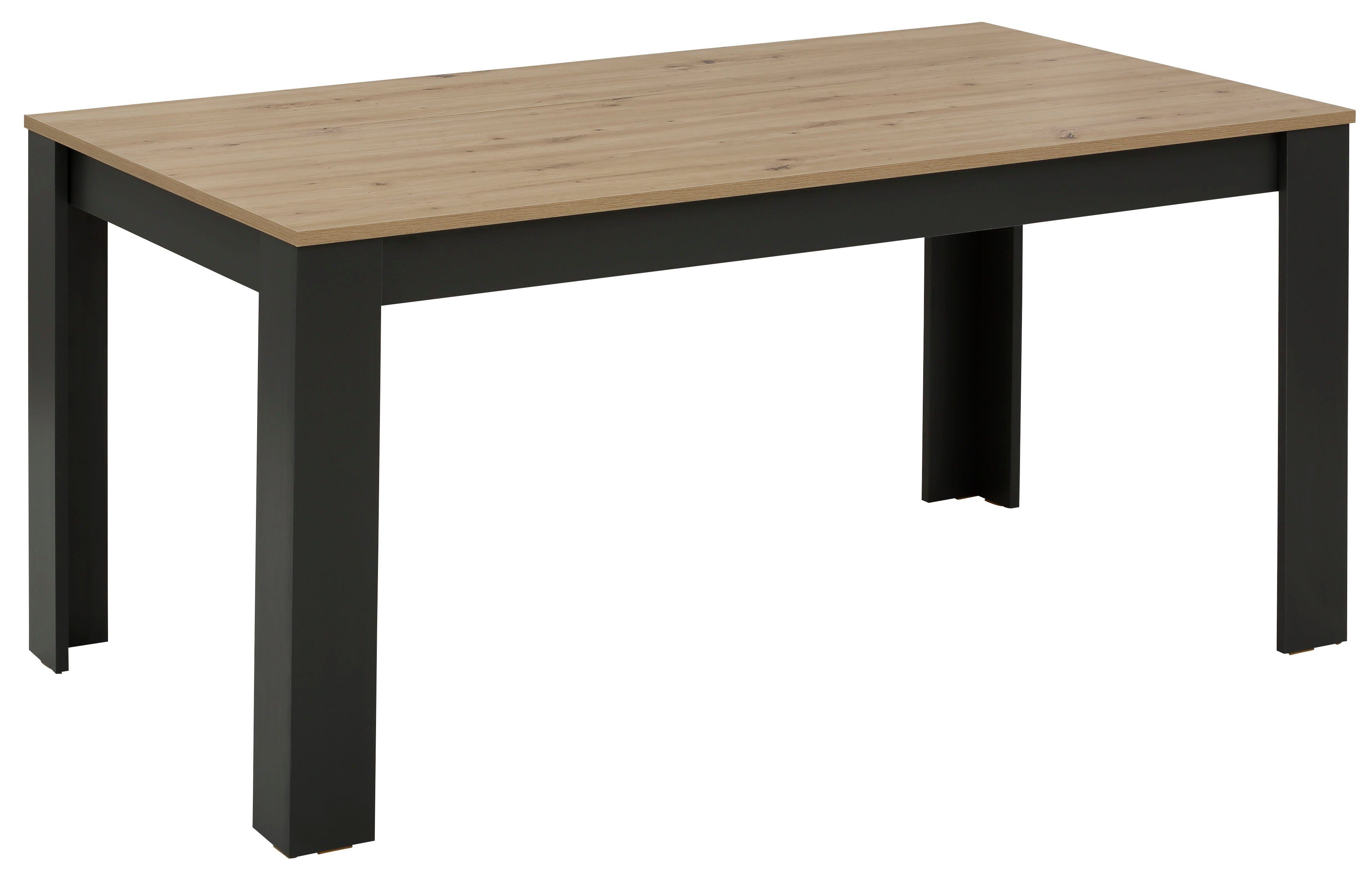 Home affaire Eethoek Napoli 5-delige eethoek met moderne sledestoel en eettafel (set, 5-delig)