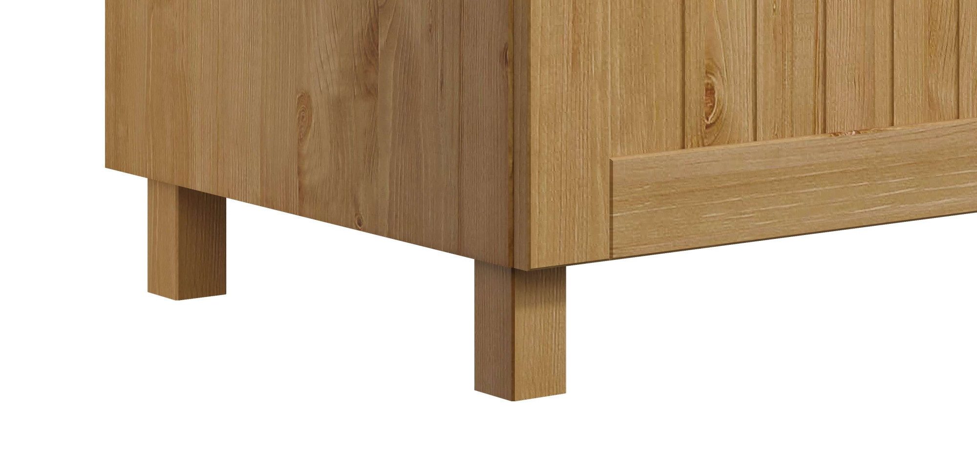 Home affaire Kledingkast Juventus van massief dennenhout, breedte 67 cm, met kledingstang (1 stuk)