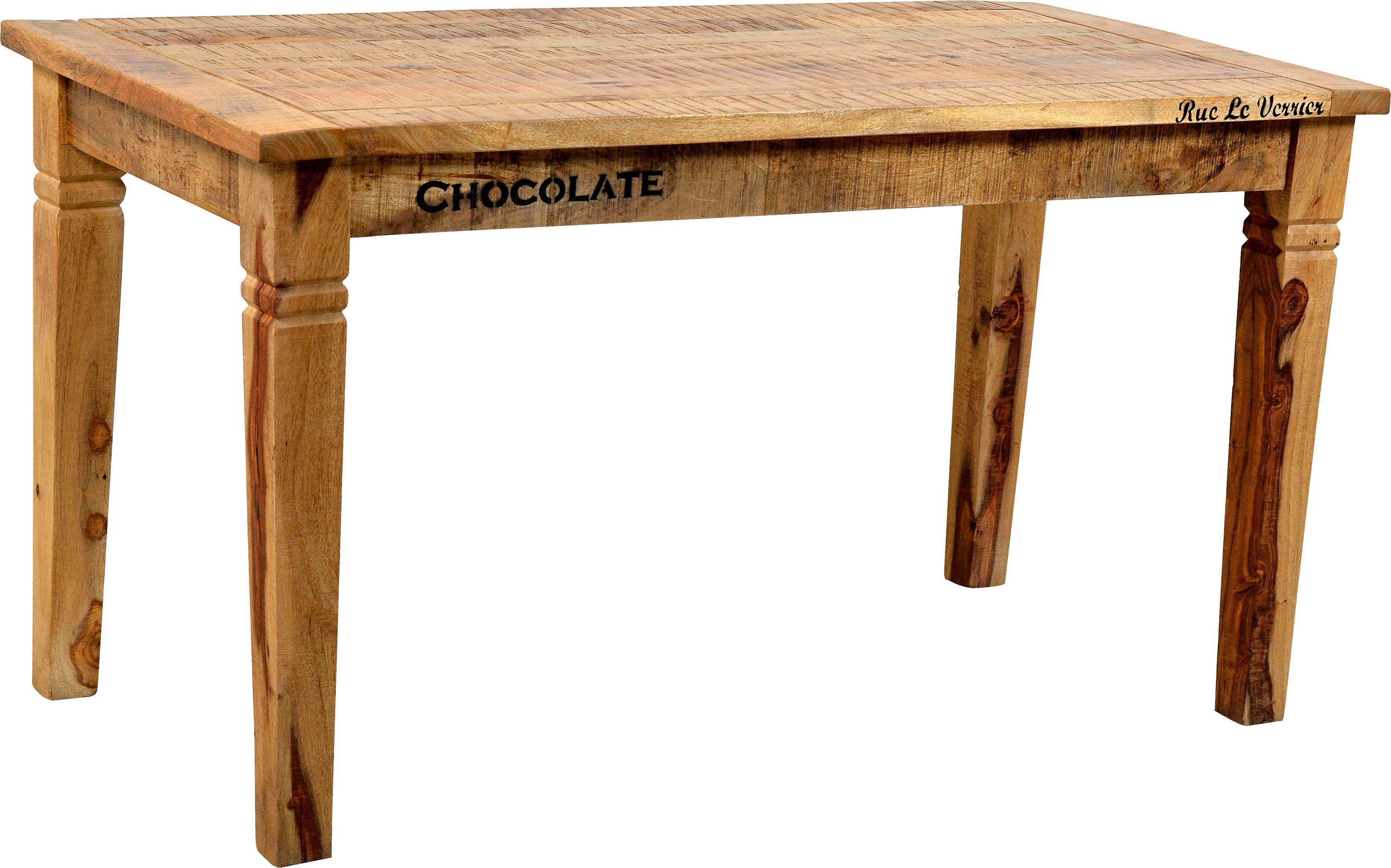 SIT Eettafel Rustiek Breedte 140 cm, shabby chic, vintage