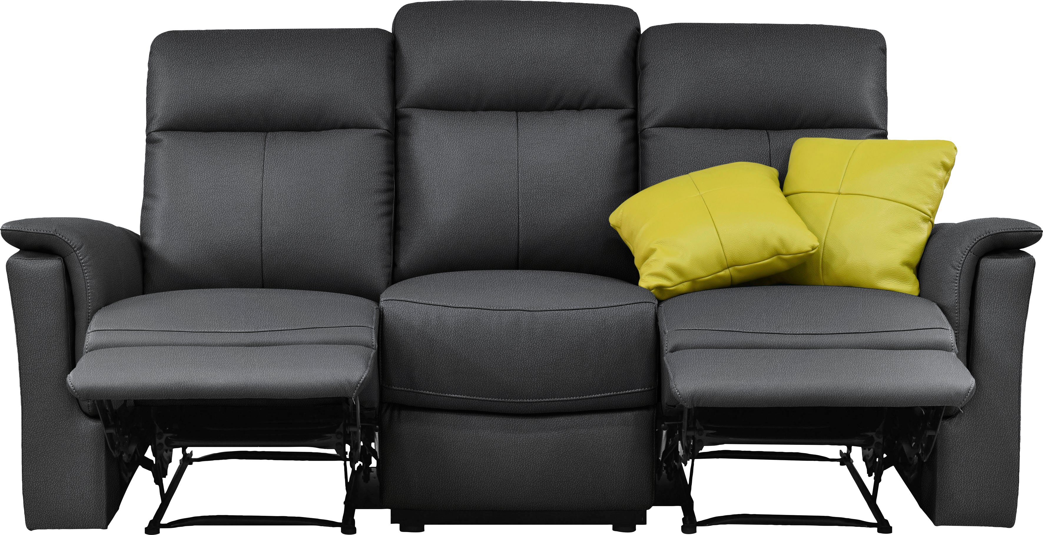Home affaire 3-zitsbank Southbrook met handmatige en elektrische relaxfunctie
