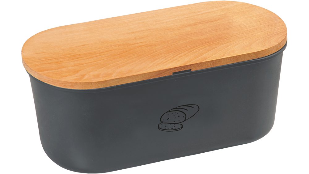KESPER for kitchen & home Broodtrommel met deksel als snijplank (2-delig)