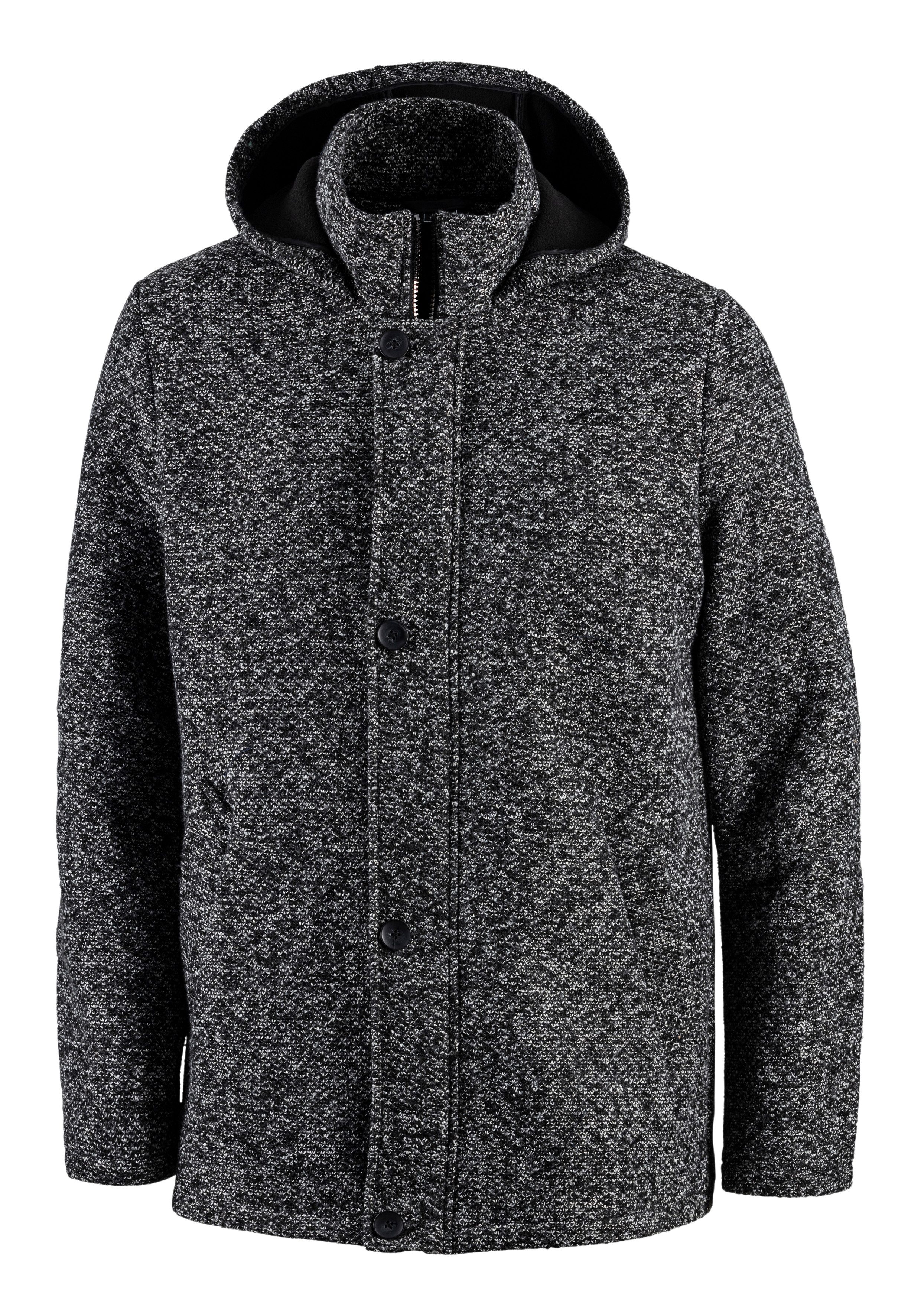John Devin Gebreide jas in tweed-look