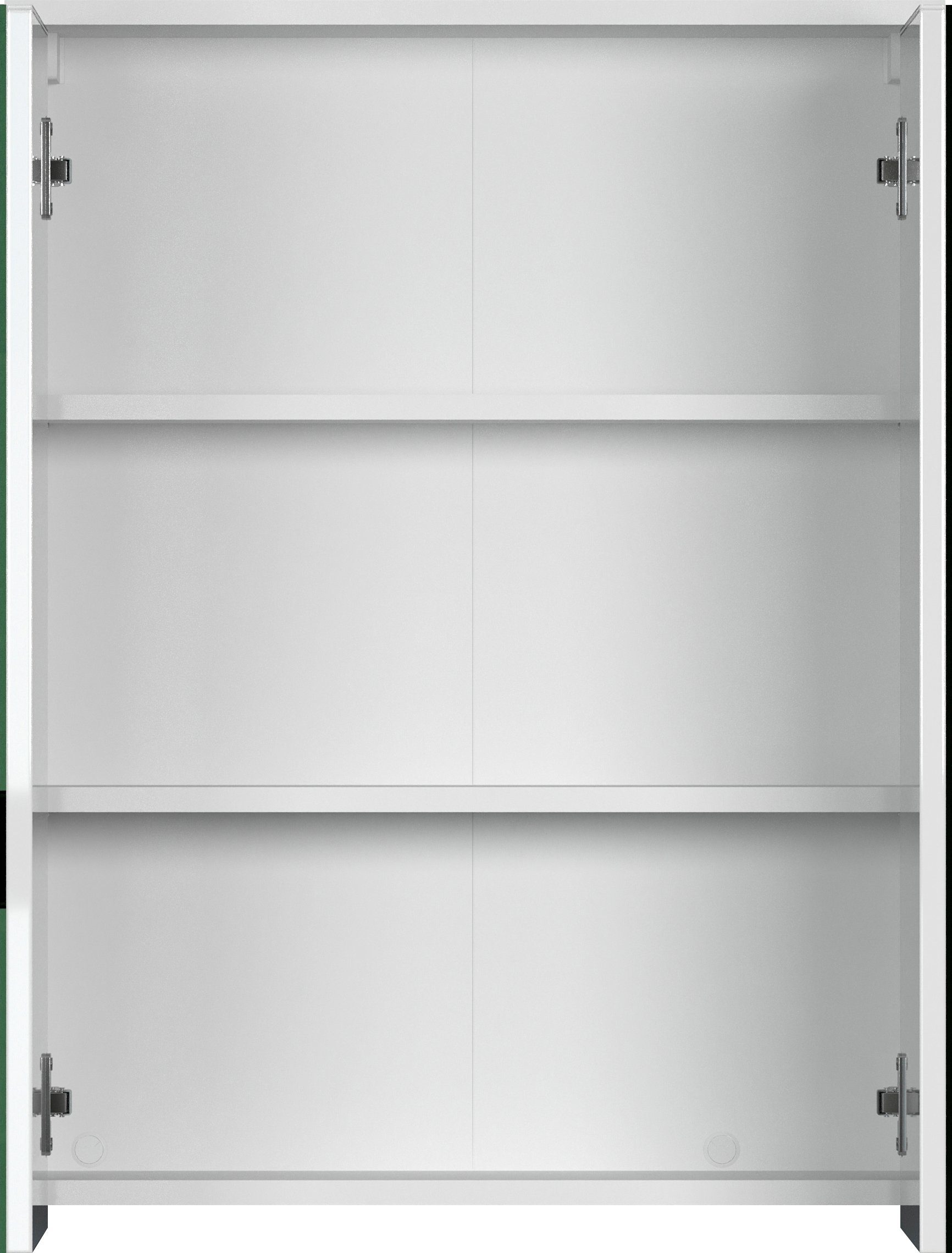 welltime Spiegelkast Praag Badspiegel in wit hoogglans - afmetingen (B/D/H) 60/18/78 cm (1 stuk)