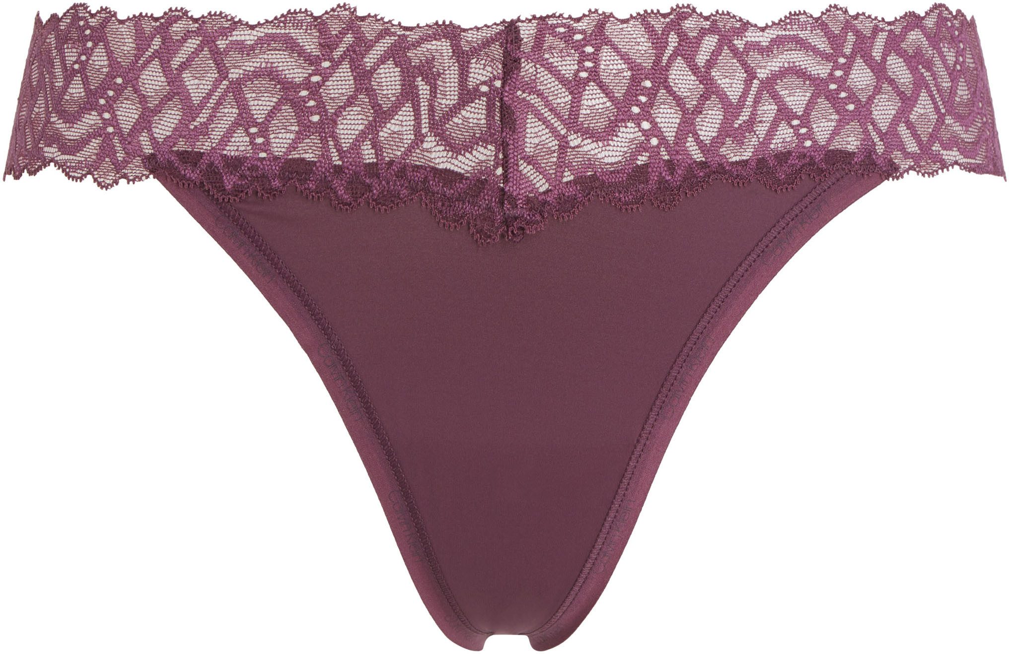 Calvin Klein Stringtanga THONG met kant op de band
