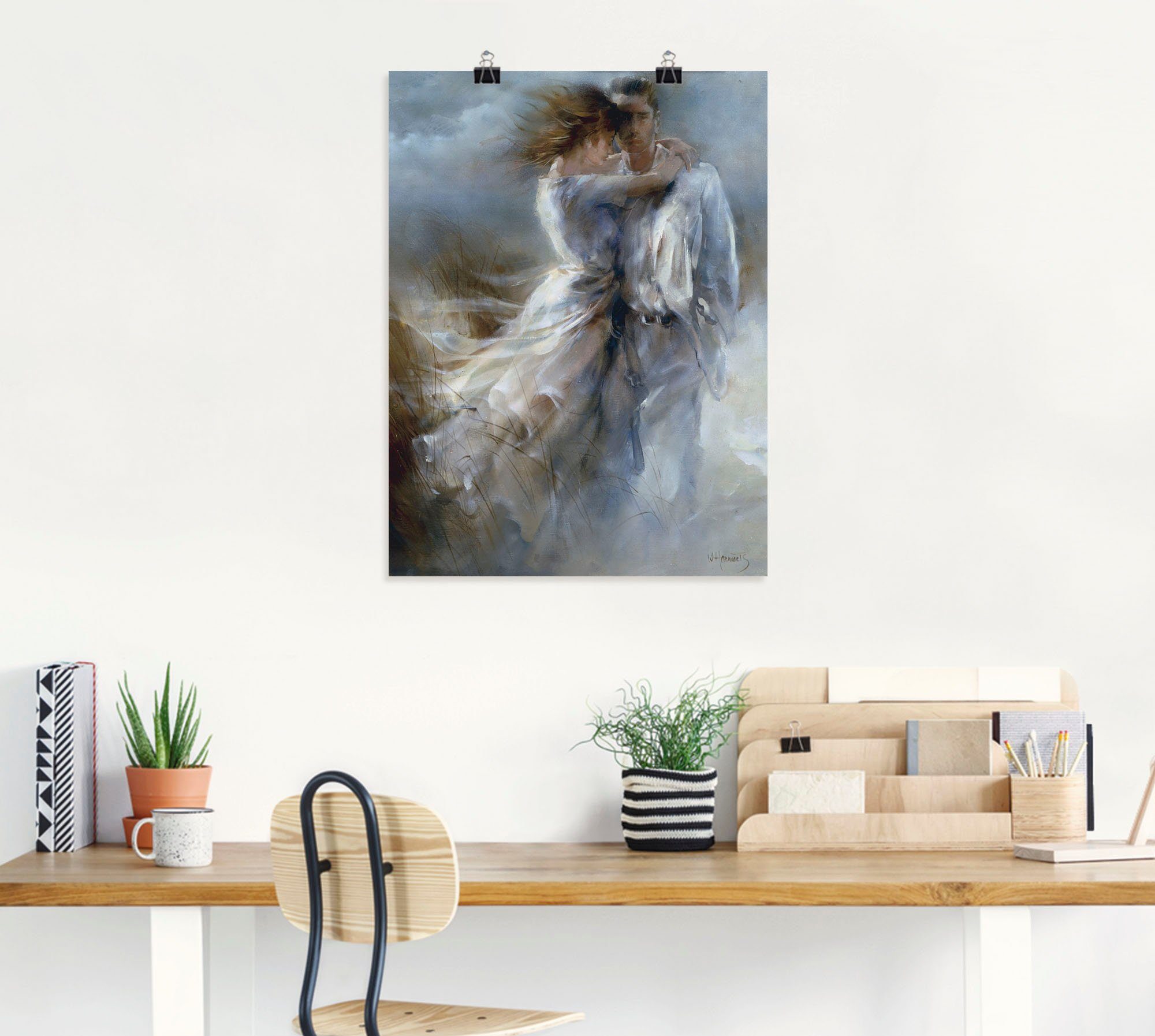 Artland Artprint Particuliere kennisgeving als artprint op linnen, poster in verschillende formaten maten