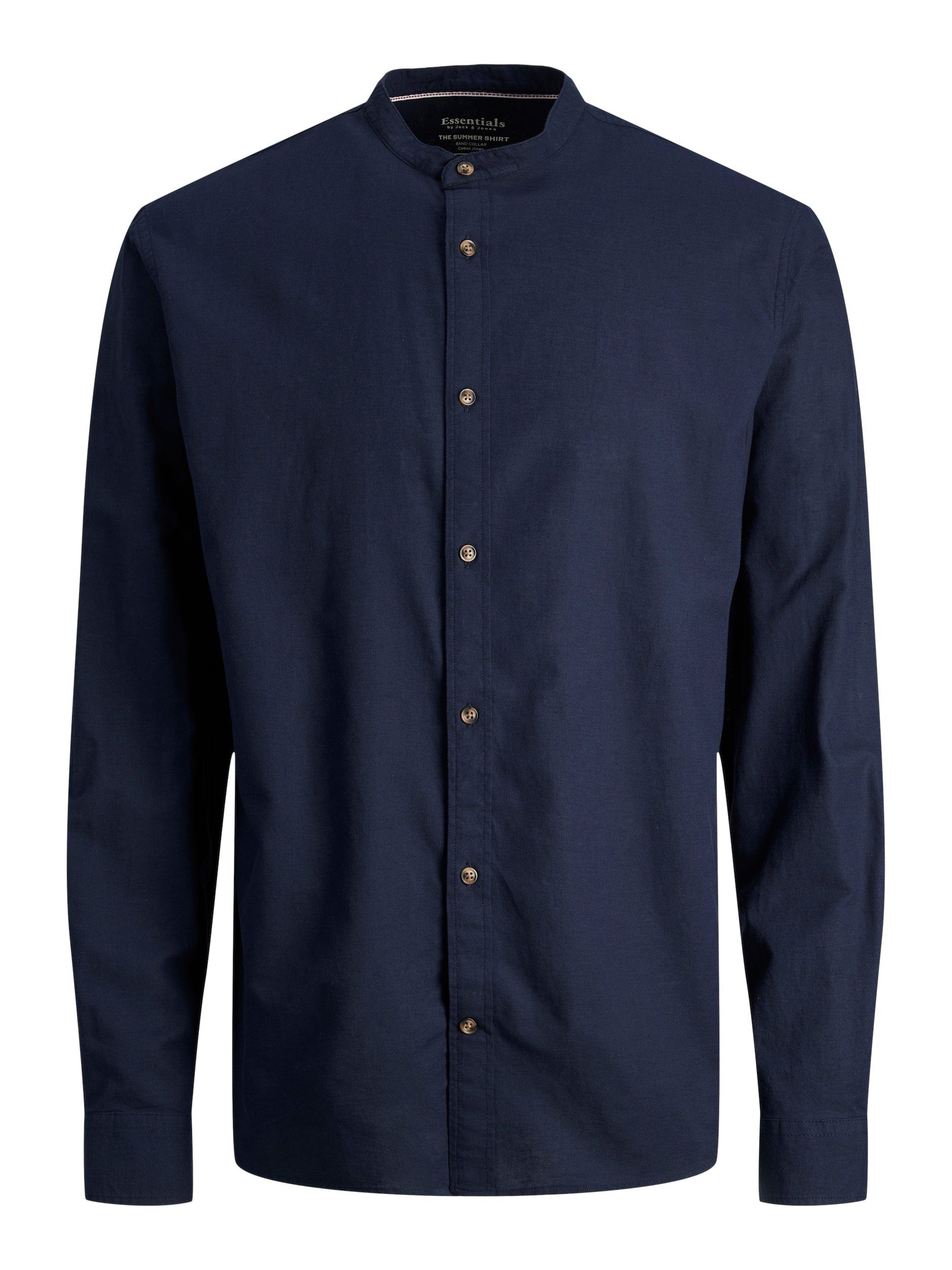 Jack & Jones Overhemd met lange mouwen JJESUMMER BAND LINEN BLEND SHIRT LS SN