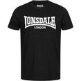 lonsdale t-shirt sussex-torbay (set, 2-delig, set van 2) zwart