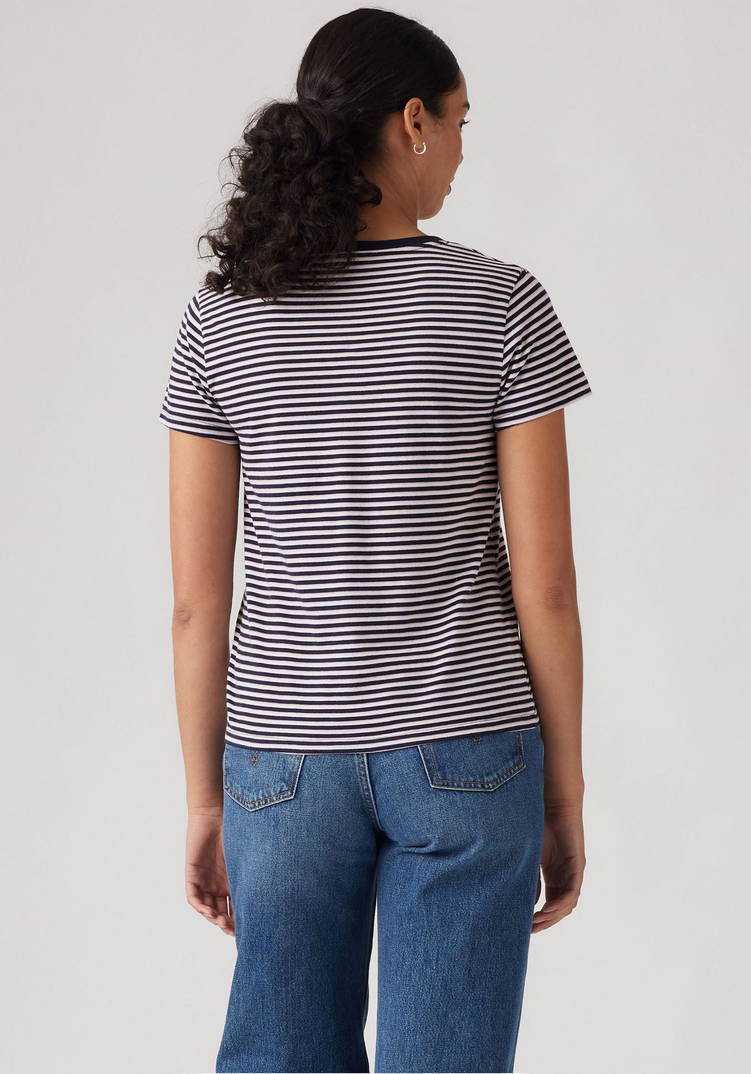 Levi's® Shirt met V-hals PERFECT VNECK met mini-batwing-logoborduursel