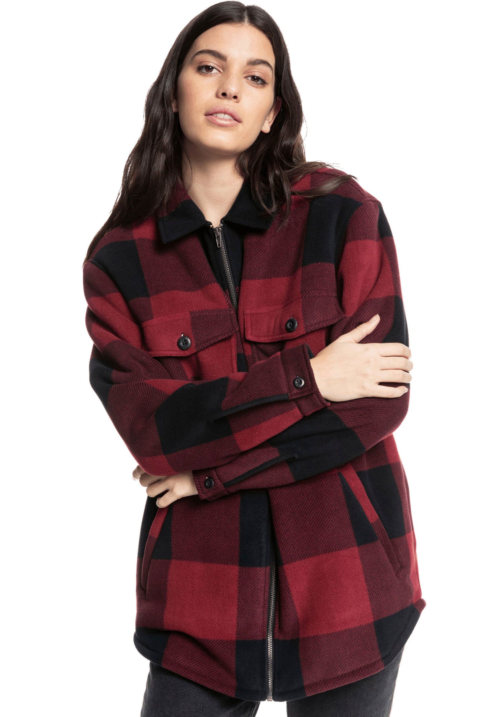 Roxy Geruit overhemd CHECK JACKET