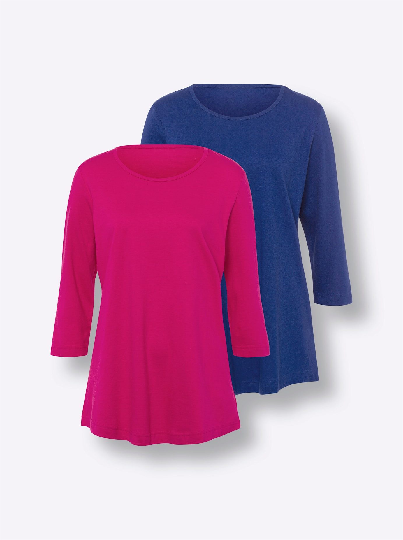Classic Basics Lang shirt Set van 2 shirts (2-delig)