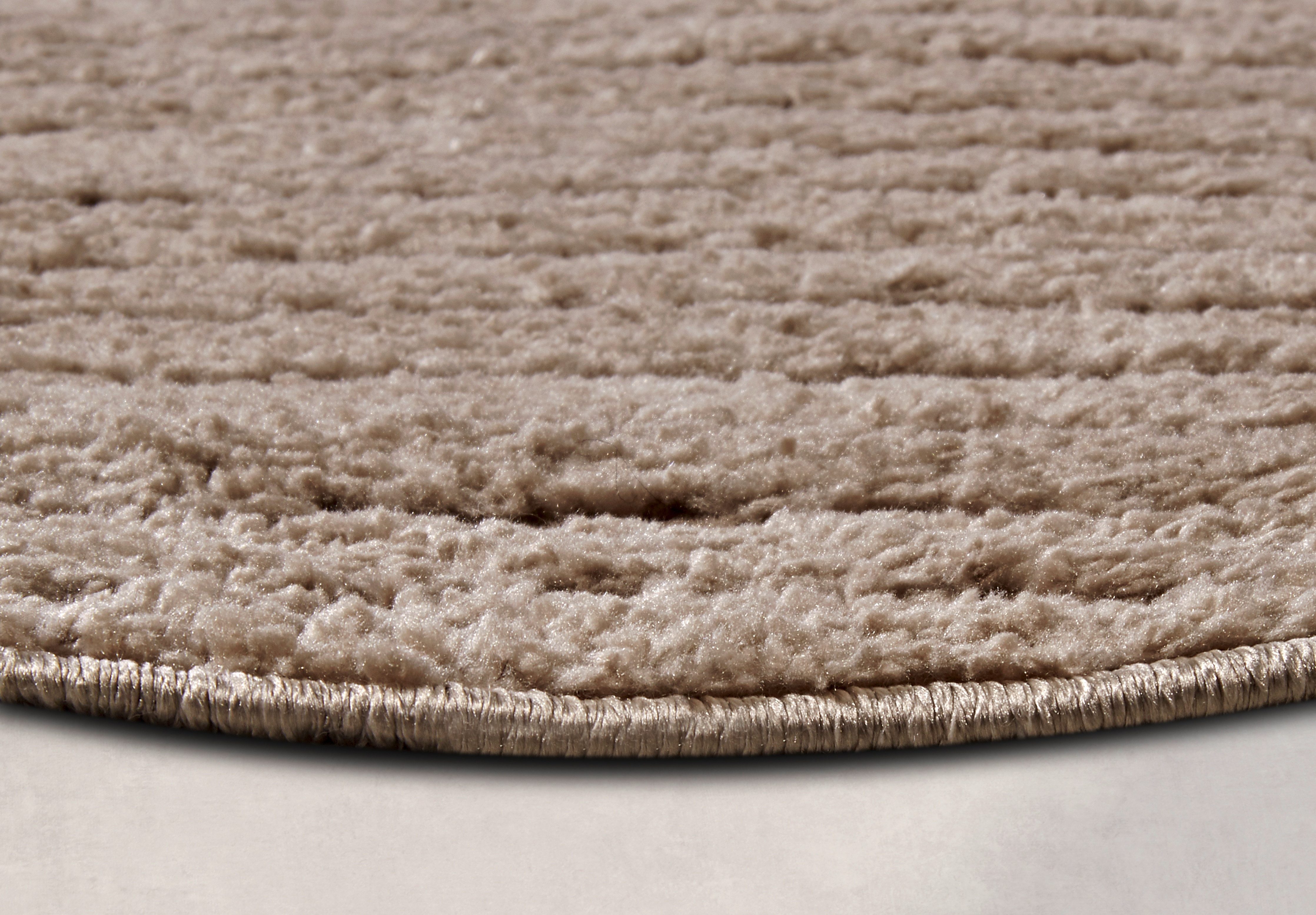 ELLE DECORATION Design-vloerkleed Cosy Panglao, ook als rond tapijt verkrijgbaar uni laagpolig, hoog-laag structuur, modern, scandi, boho, woonkamer