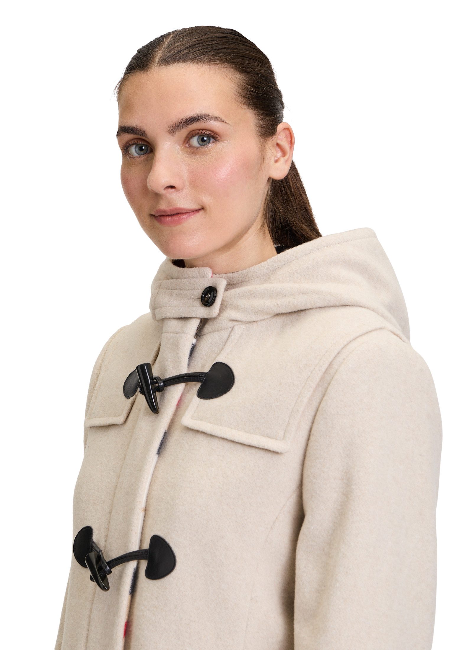 Gil Bret Duffelcoat met wol en capuchon