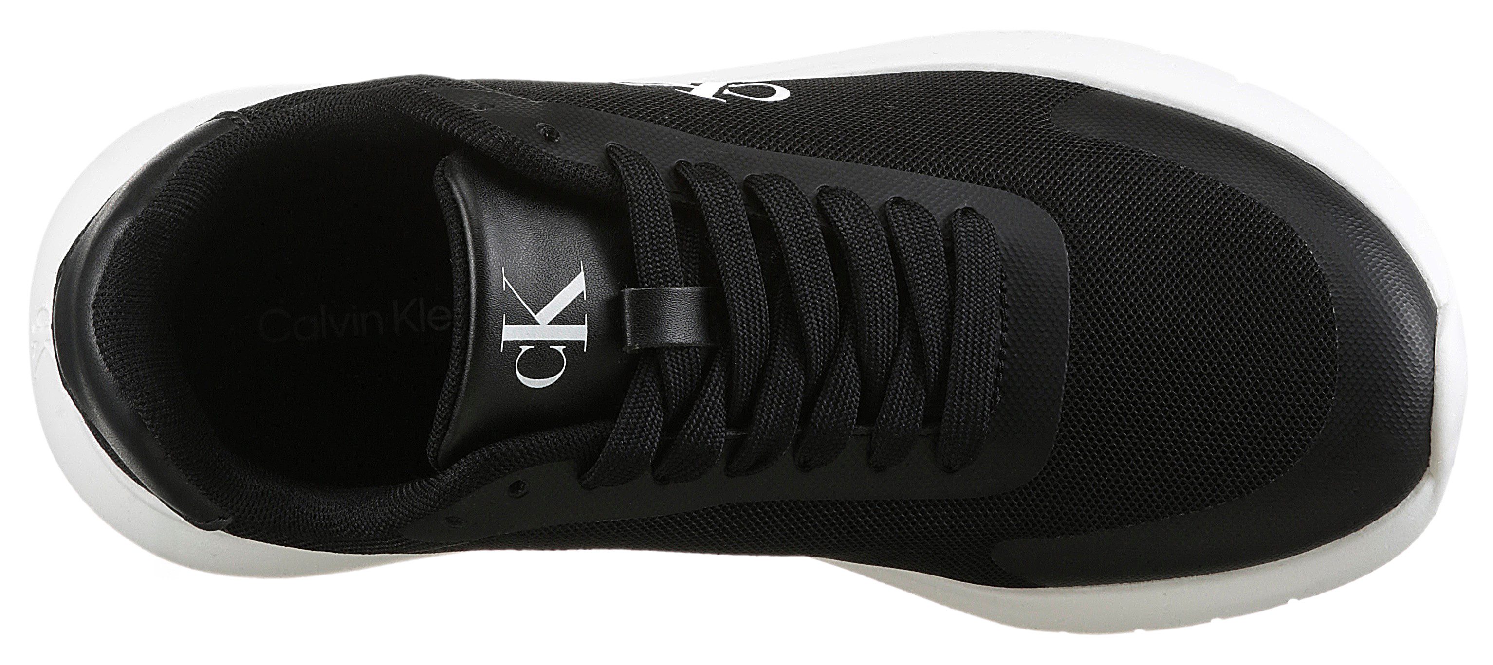 Calvin Klein Sneakers met sleehak 3 EVA RUNNER MESH WN , vrijetijdsschoen, lage schoen, veterschoen met logo-opdruk