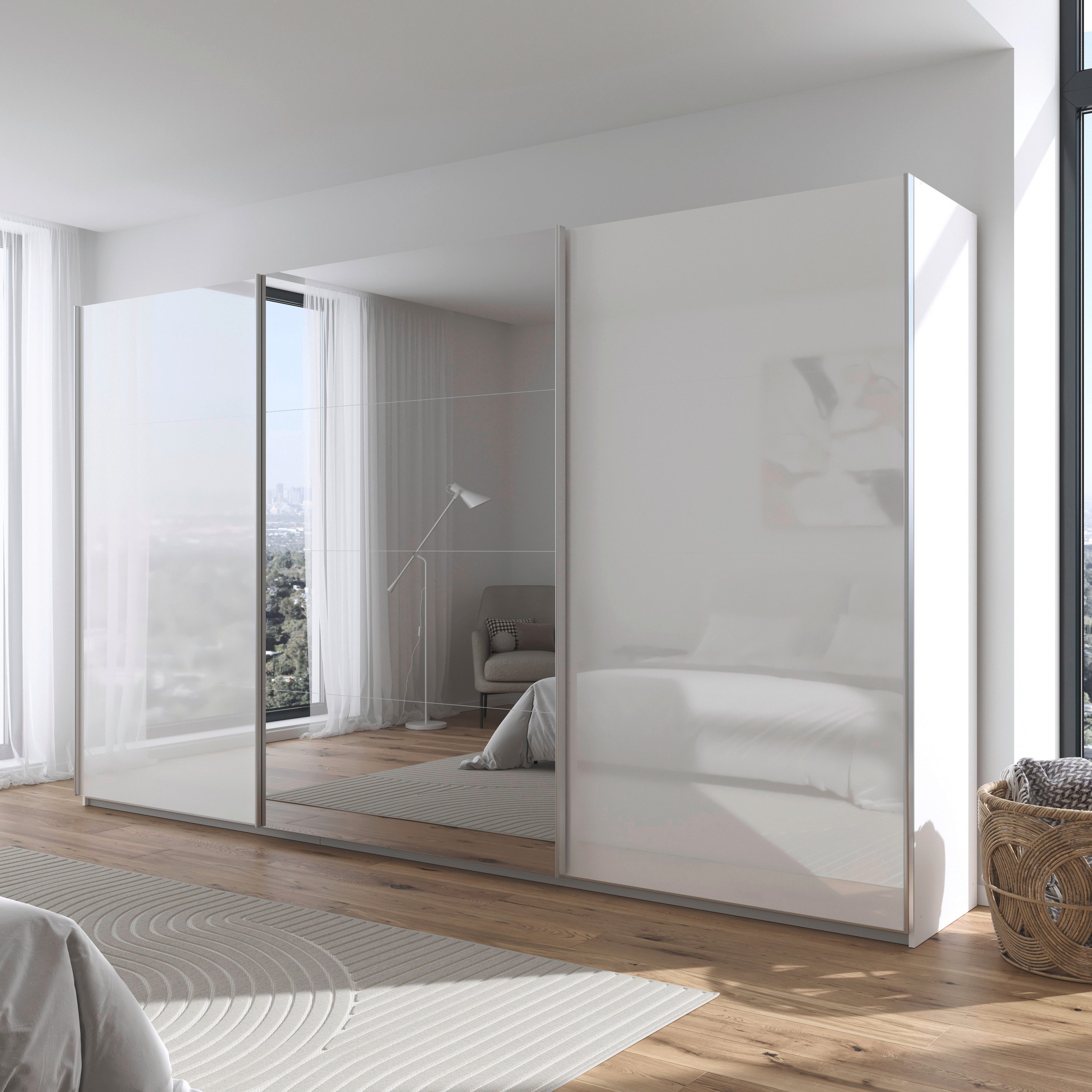 rauch Schuifdeurkast Kledingkast kast OTTO´S CHOICE garderobe AGORDO Top interieur, in 4 breedtes en 2 hoogtes MADE IN GERMANY