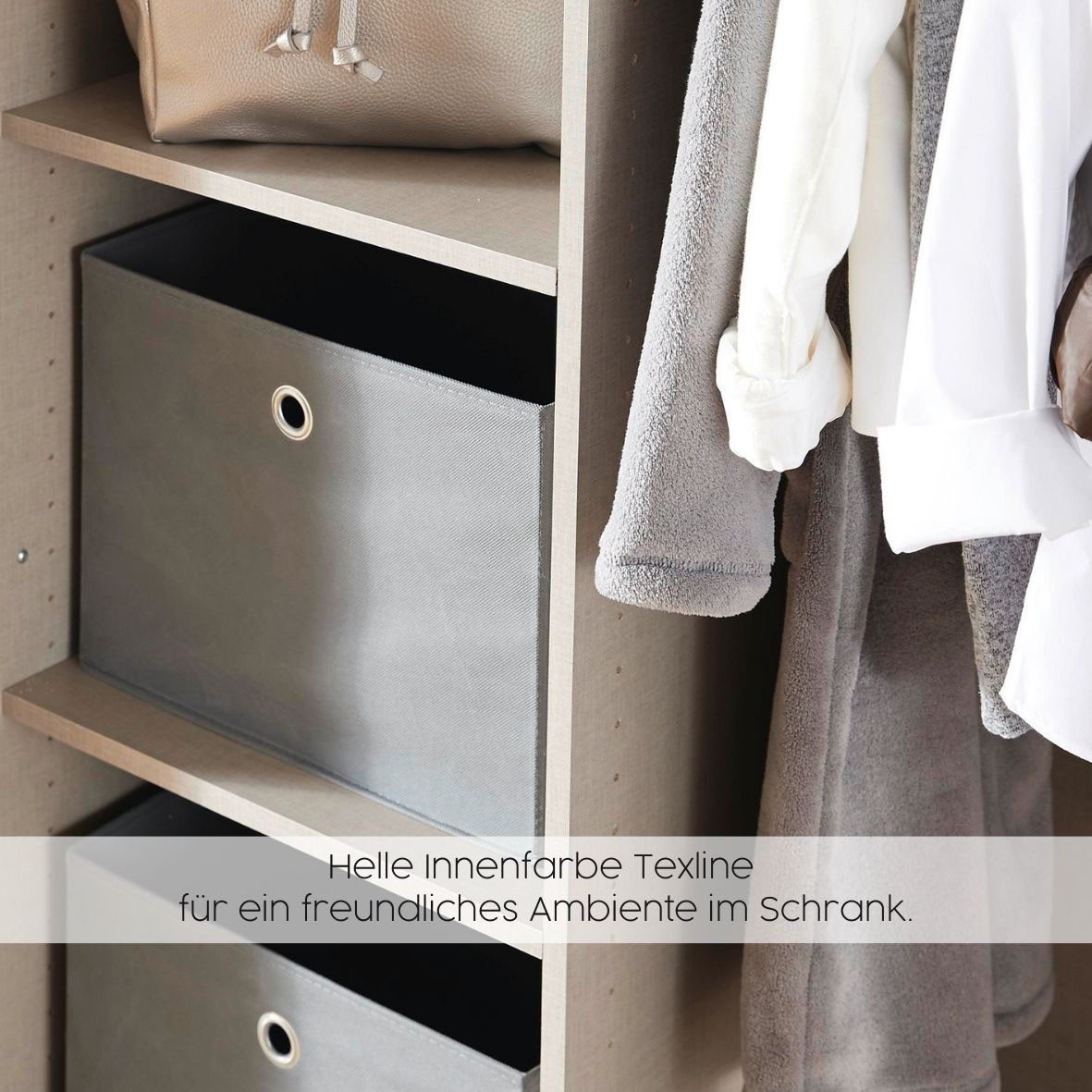 rauch Multifunctionele kast Garderobe Kledingkast Kast Schoenenkast Schoonmaakkast MINOSA In 4 breedtes met veel inlegplanken voor veel opbergruimte MADE IN GERMANY