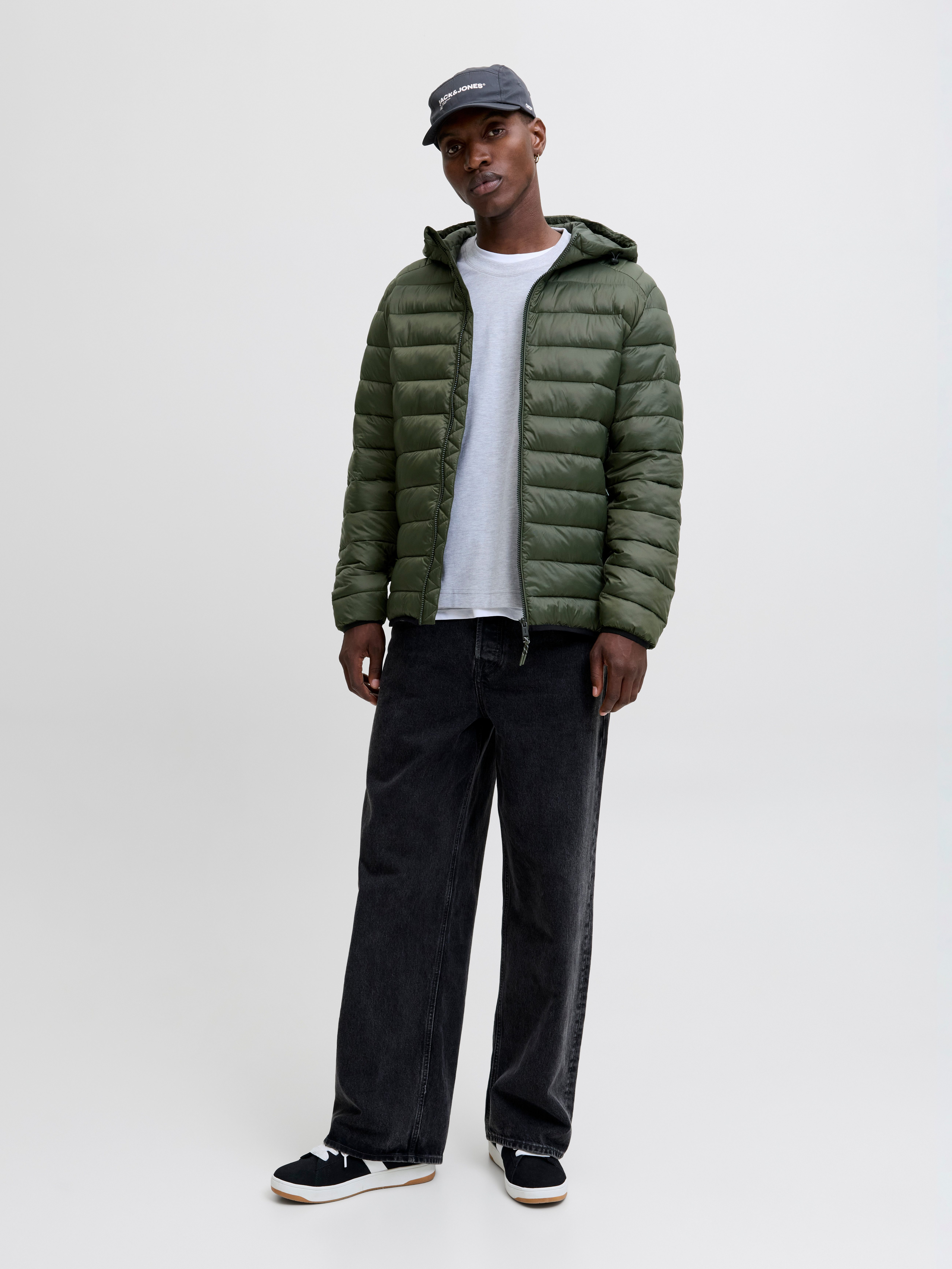 Jack & Jones Gewatteerde jas JJEBRADLEY LIGHT PUFFER HOOD NOOS