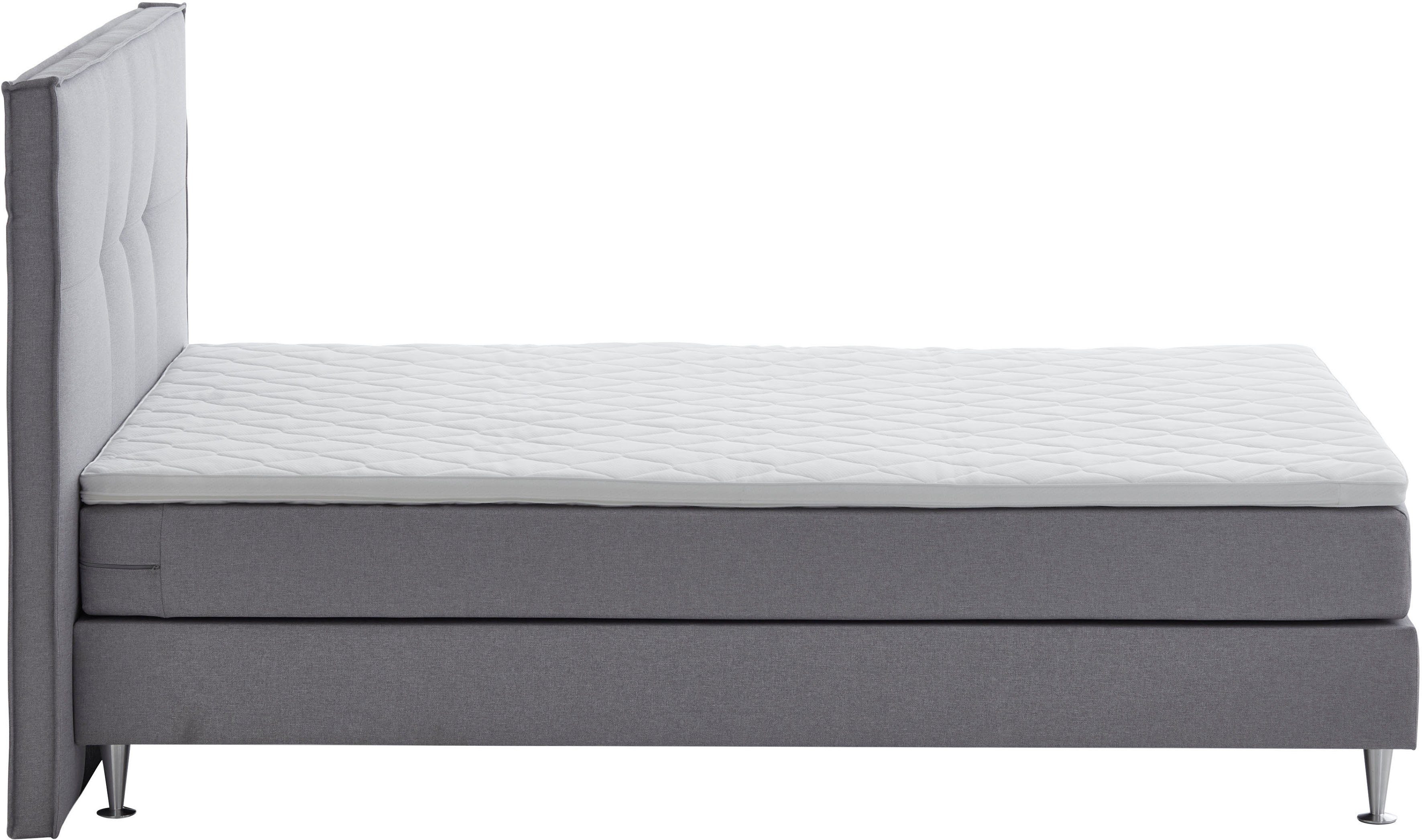 ATLANTIC home collection Boxspring Barnett met pocketveringsmatras en topmatras
