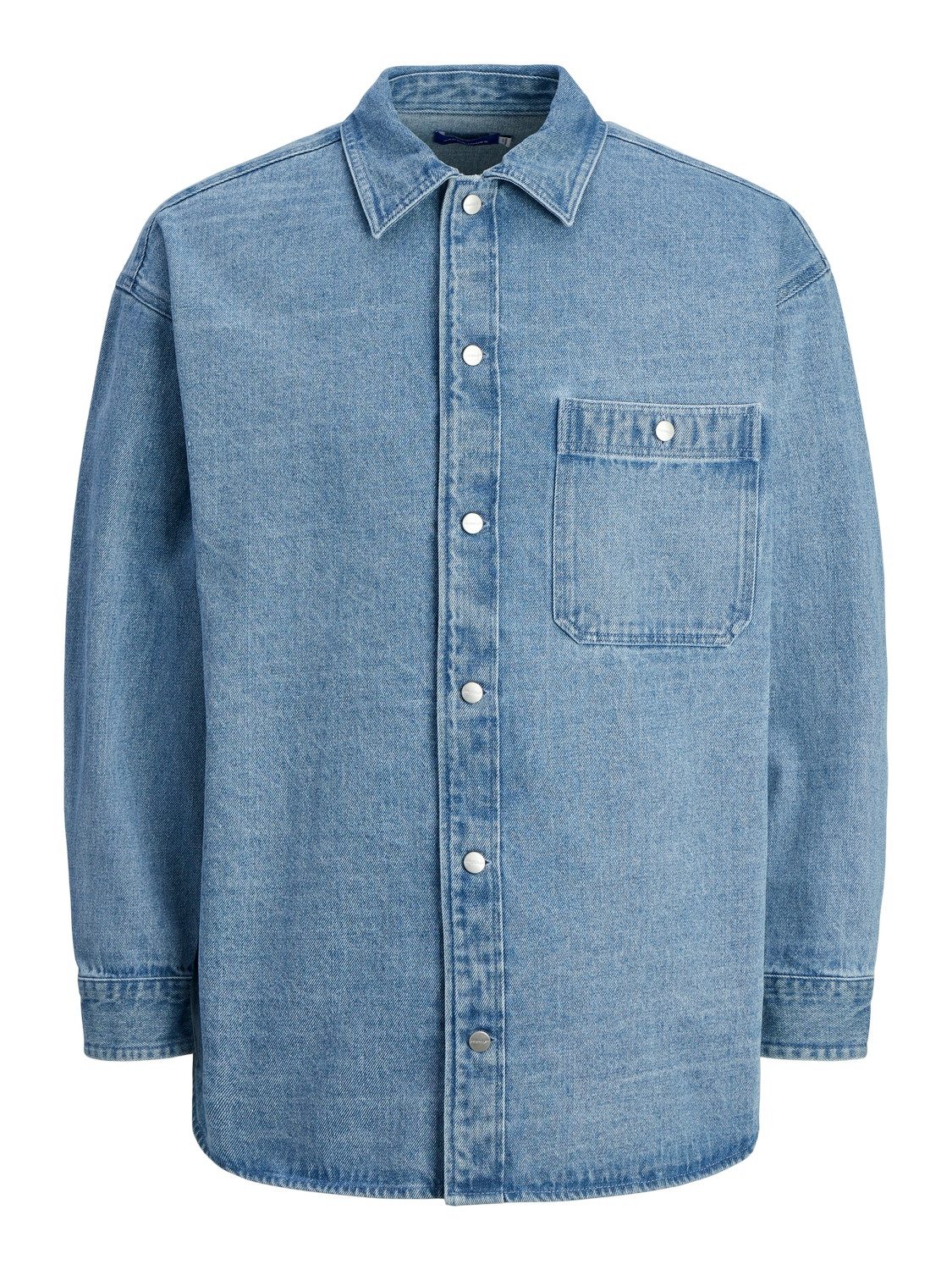 Jack & Jones Overhemd met lange mouwen JORSANTORINI DENIM OVERSHIRT LS SN